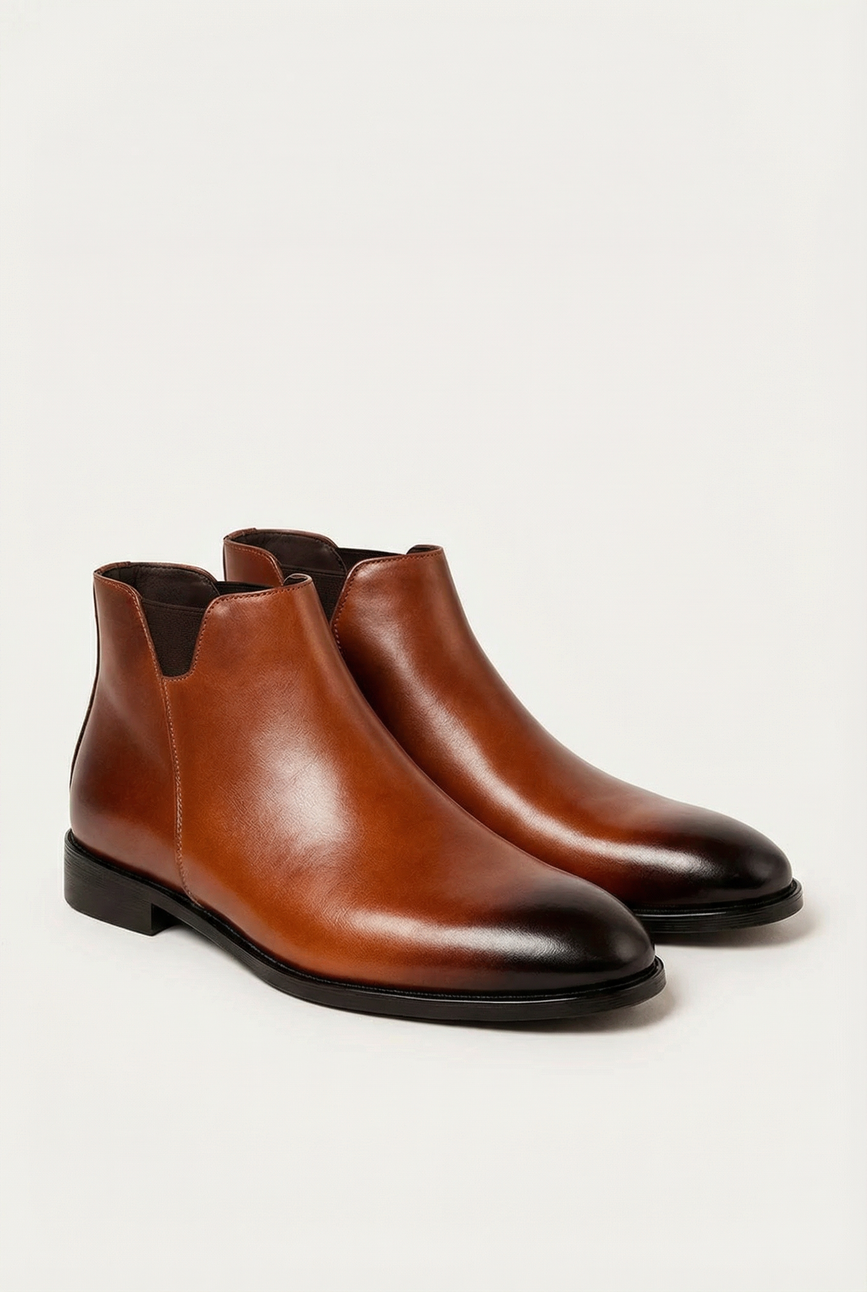 Botas Chelsea Hombre Cuero de Vacuno Diseño con Cremallera