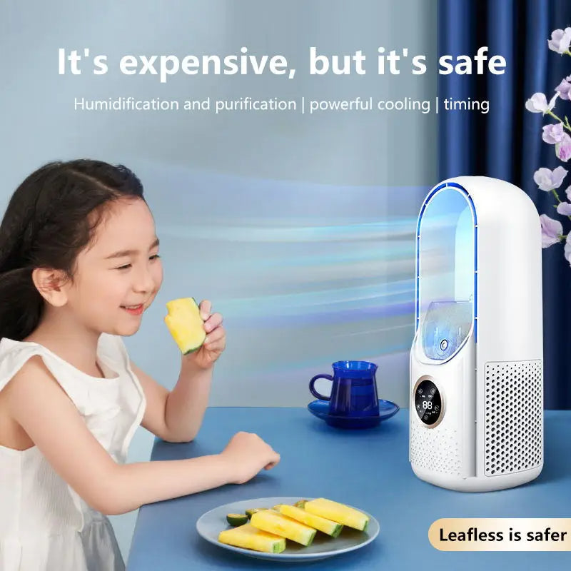 Aire Acondicionado Portátil Sin Aspas Compacto con Pantalla LED