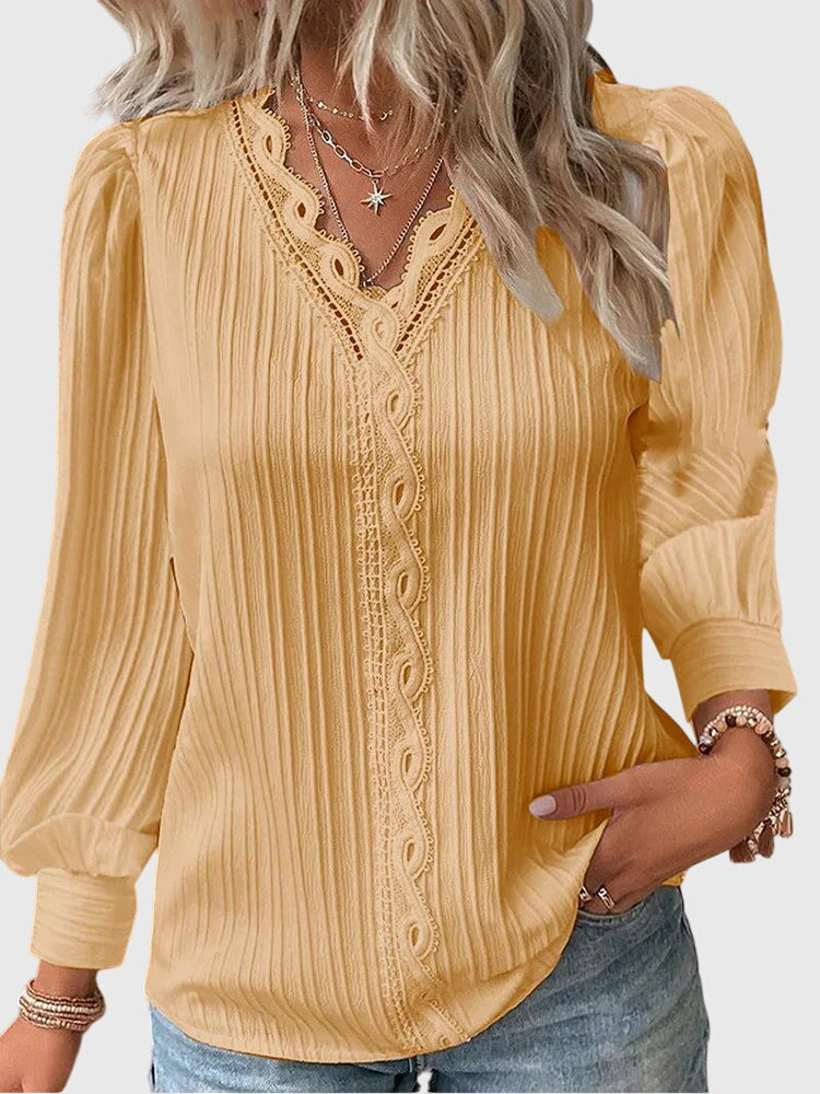 Blusa Mujer Jersey Elegante Ajuste Entallado Casual y Formal 1