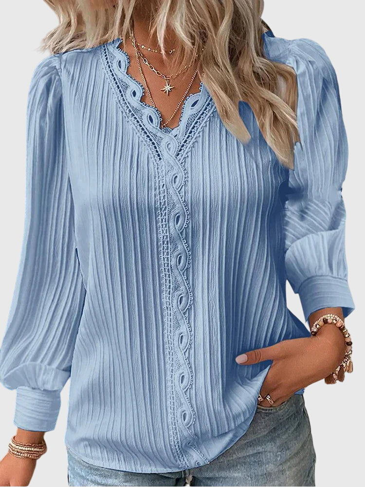 Blusa Mujer Jersey Elegante Ajuste Entallado Casual y Formal 4