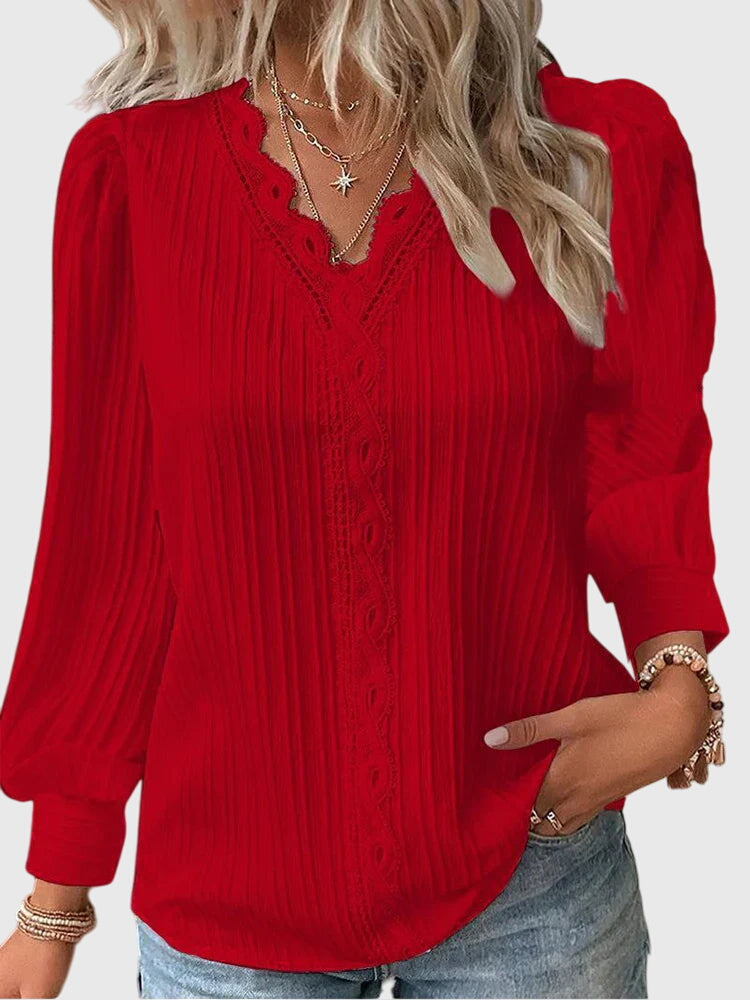 Blusa Mujer Jersey Elegante Ajuste Entallado Casual y Formal 6