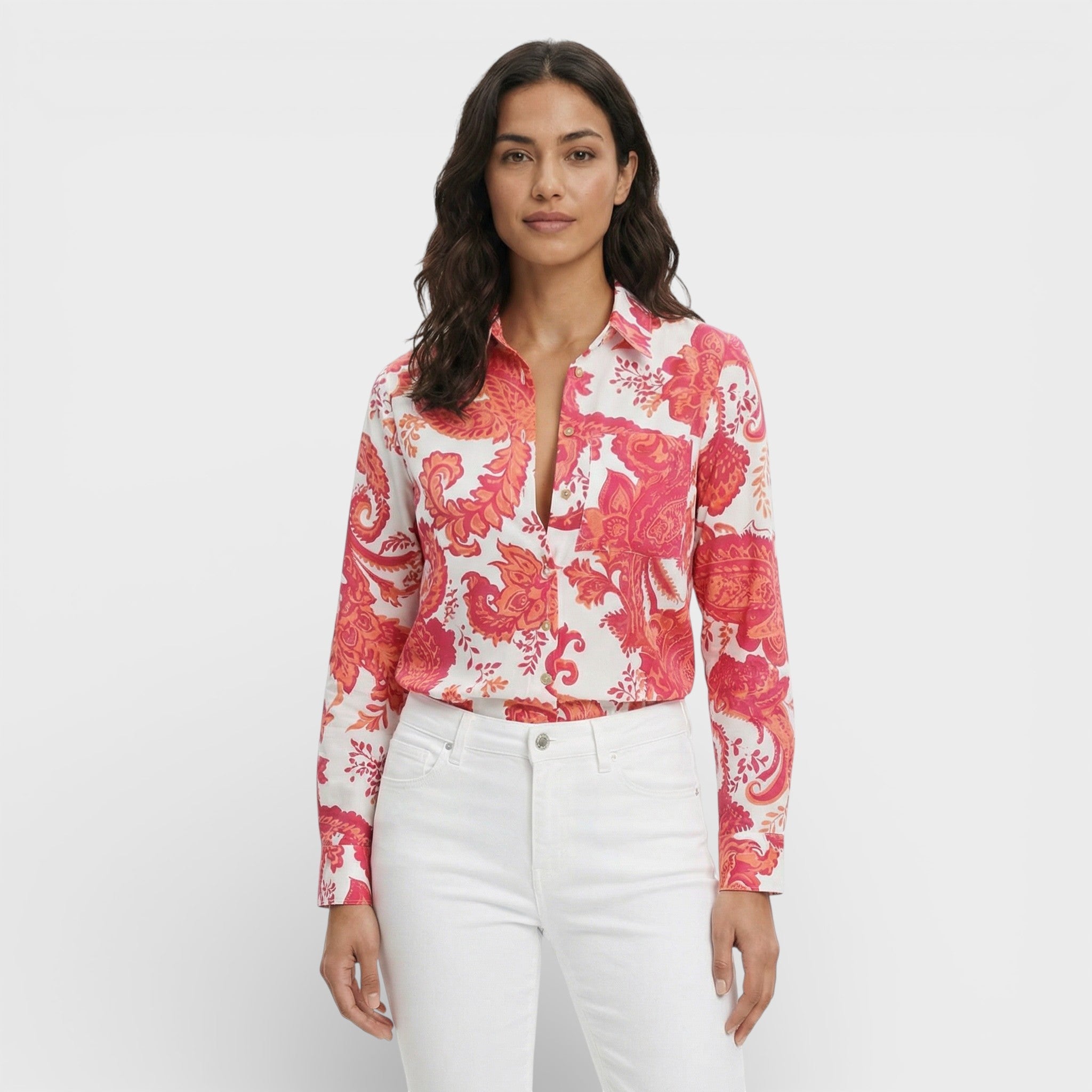 Blusa Mujer Tejido Ligero Con Cuello Estructurado Para Ocasiones Casuales Y De Trabajo 7