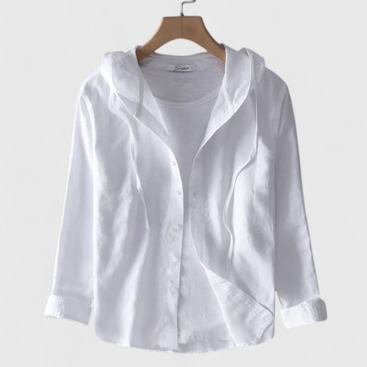 Blusa Mujer de Tela Suave con Capucha y Ajuste Relajado para Uso Diario 2