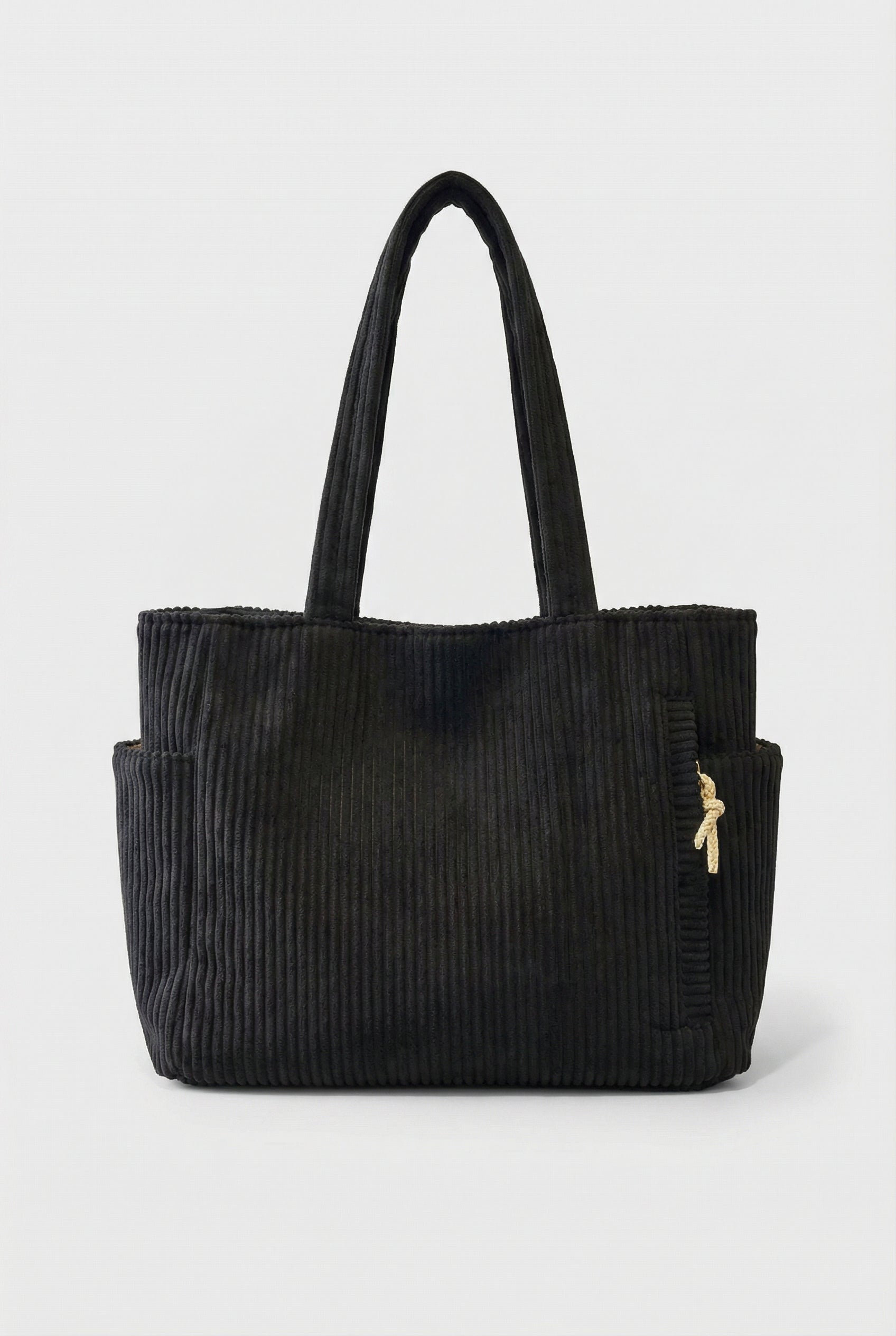 Bolso Tote Mujer Cordón Espacioso con Dos Bolsillos Exteriores Casual 5