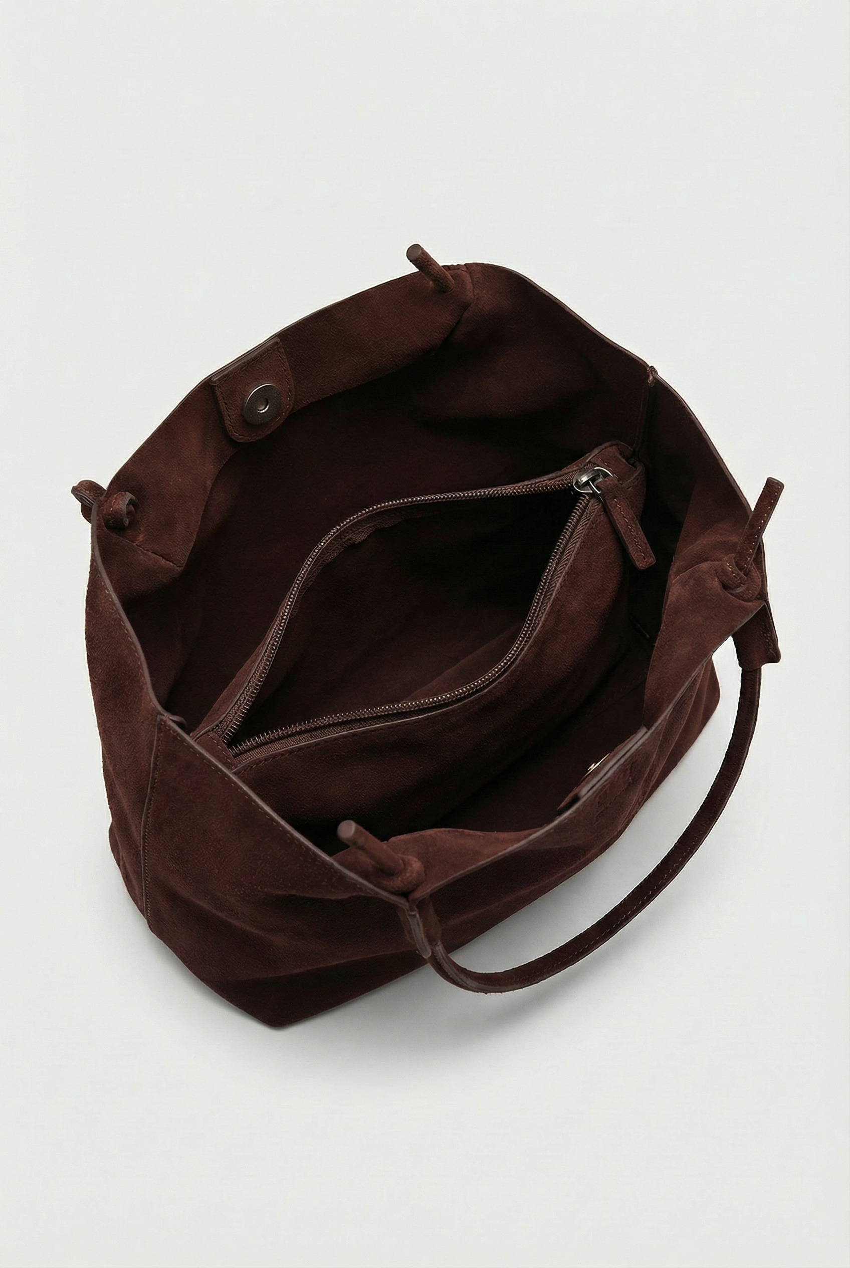 Bolso Tote Mujer Gamuza Sintética Diseño Espacioso con Asas Largas 3