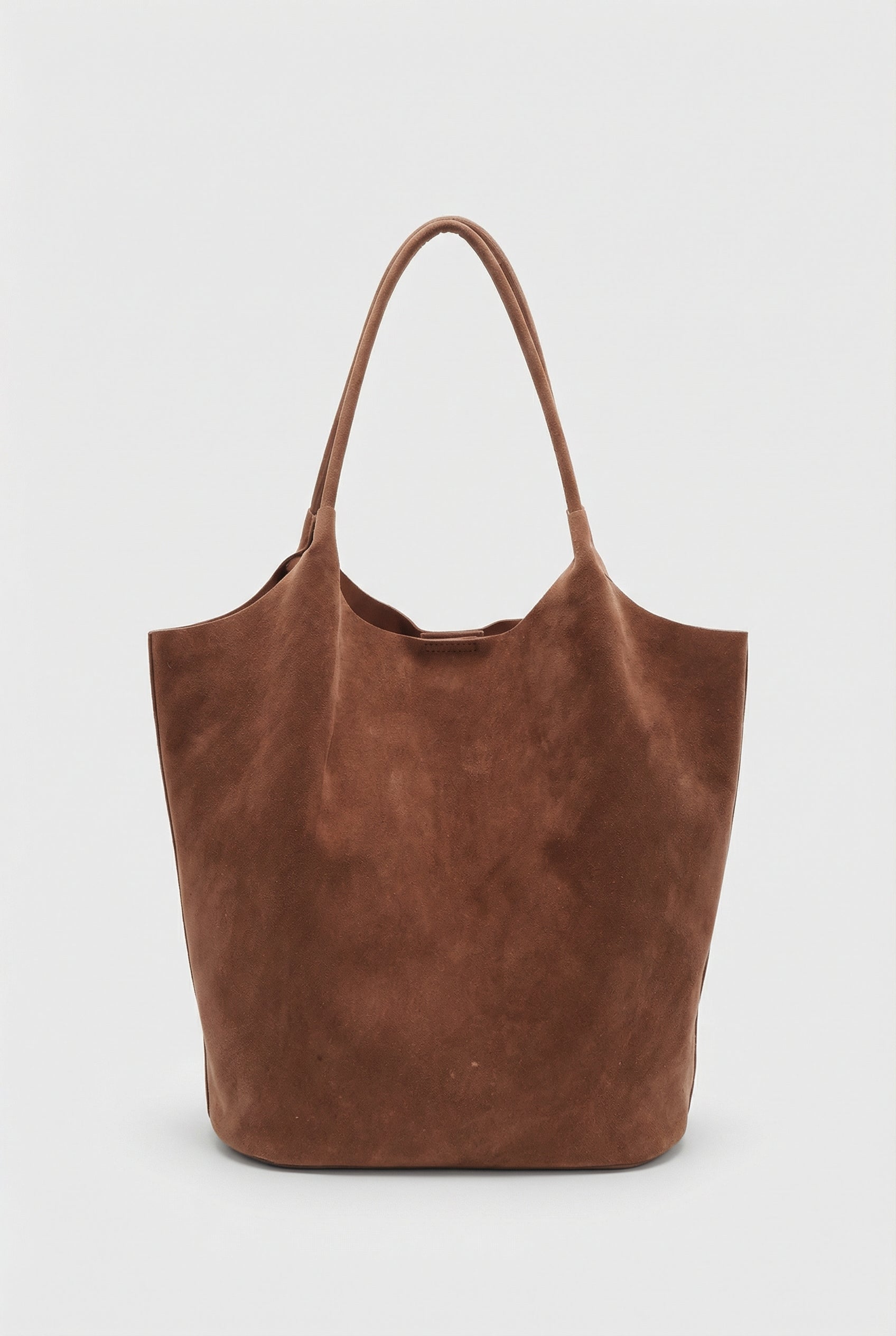 Bolso Tote Mujer Gamuza Sintética Diseño Espacioso con Asas Largas 6