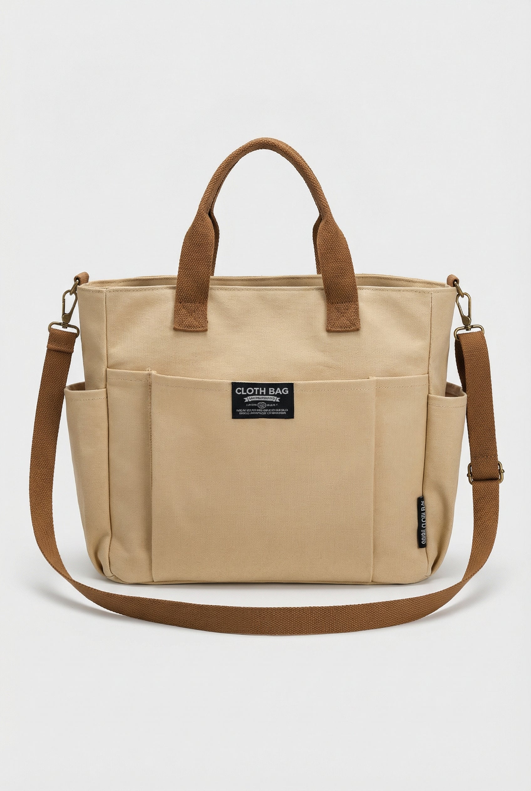 Bolso Tote Mujer Lona Minimalista Correa Ajustable Diseño Espacioso 0