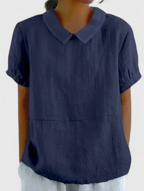 Camisa Mujer Algodón Corte Clásico Elegante Ideal para Ocasiones Especiales 2