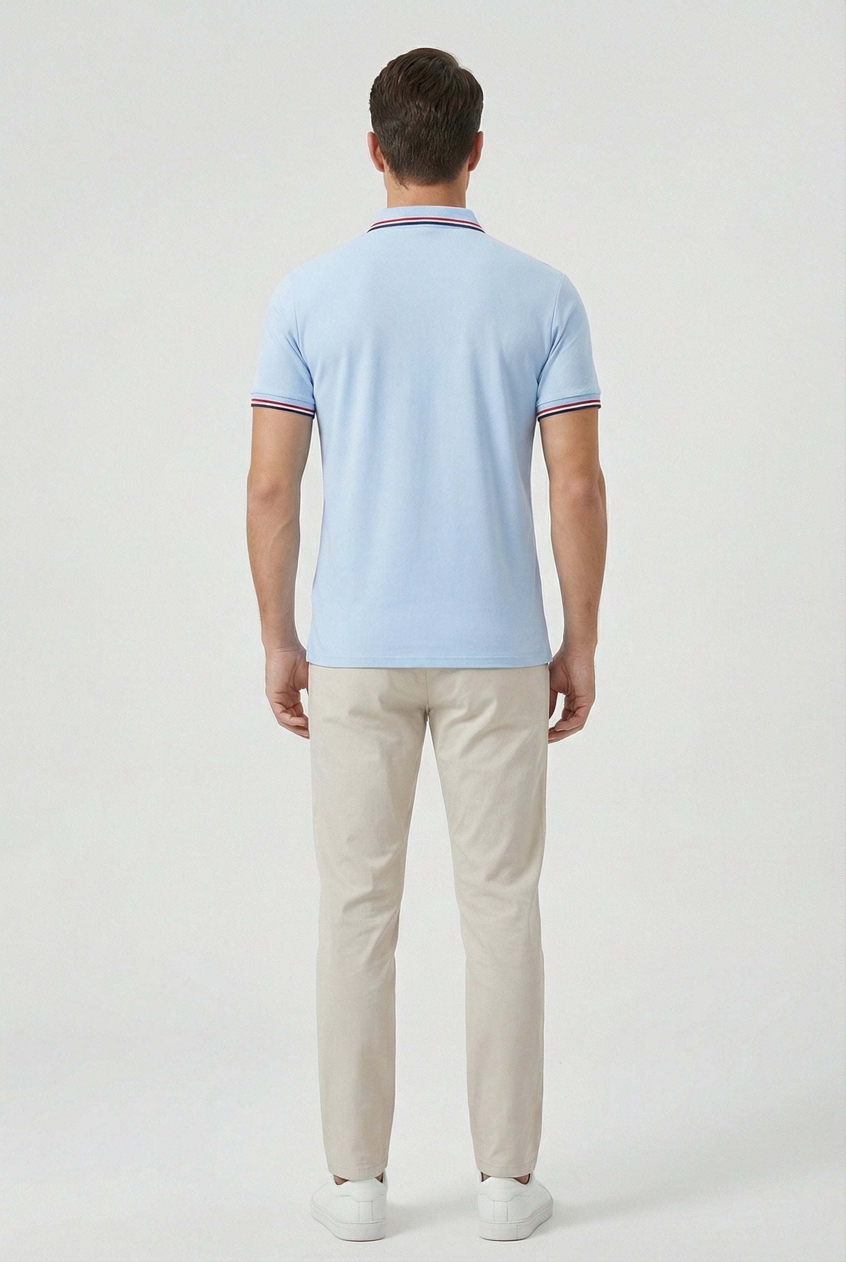 Camisa Polo Hombre Algodón Secado Rápido Manga Corta Casual Deportivo 3