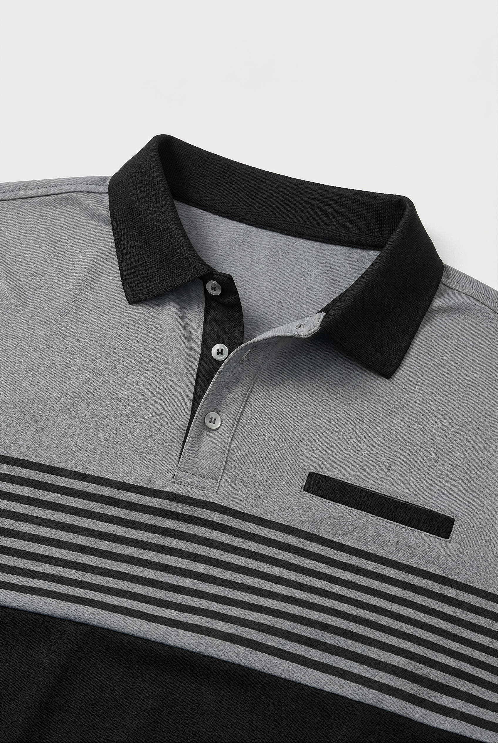 Camisa Polo Hombre Poliéster Transpirable Diseño Clásico Manga Corta 1
