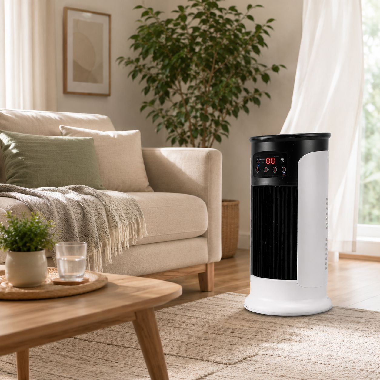 Aire Acondicionado Portátil Compacto Eficiente Energéticamente - Enfriamiento Evaporativo