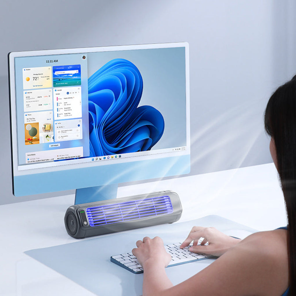 Ventilador Recargable Portátil Sin Cable - Ideal para Hogar y Oficina