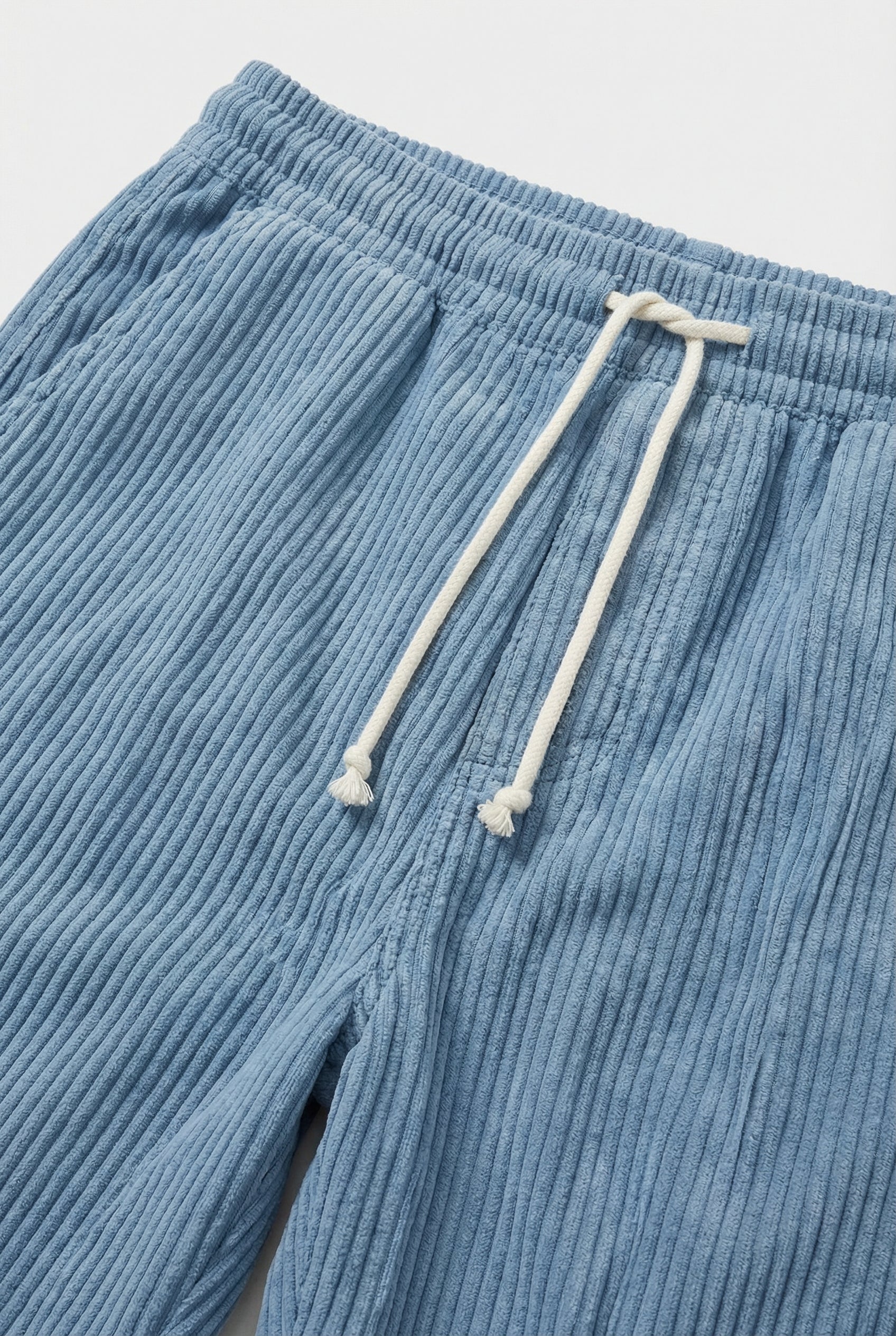 Hombre Pantalones Cortos Pana Retro Ajuste Cómodo Casual 2