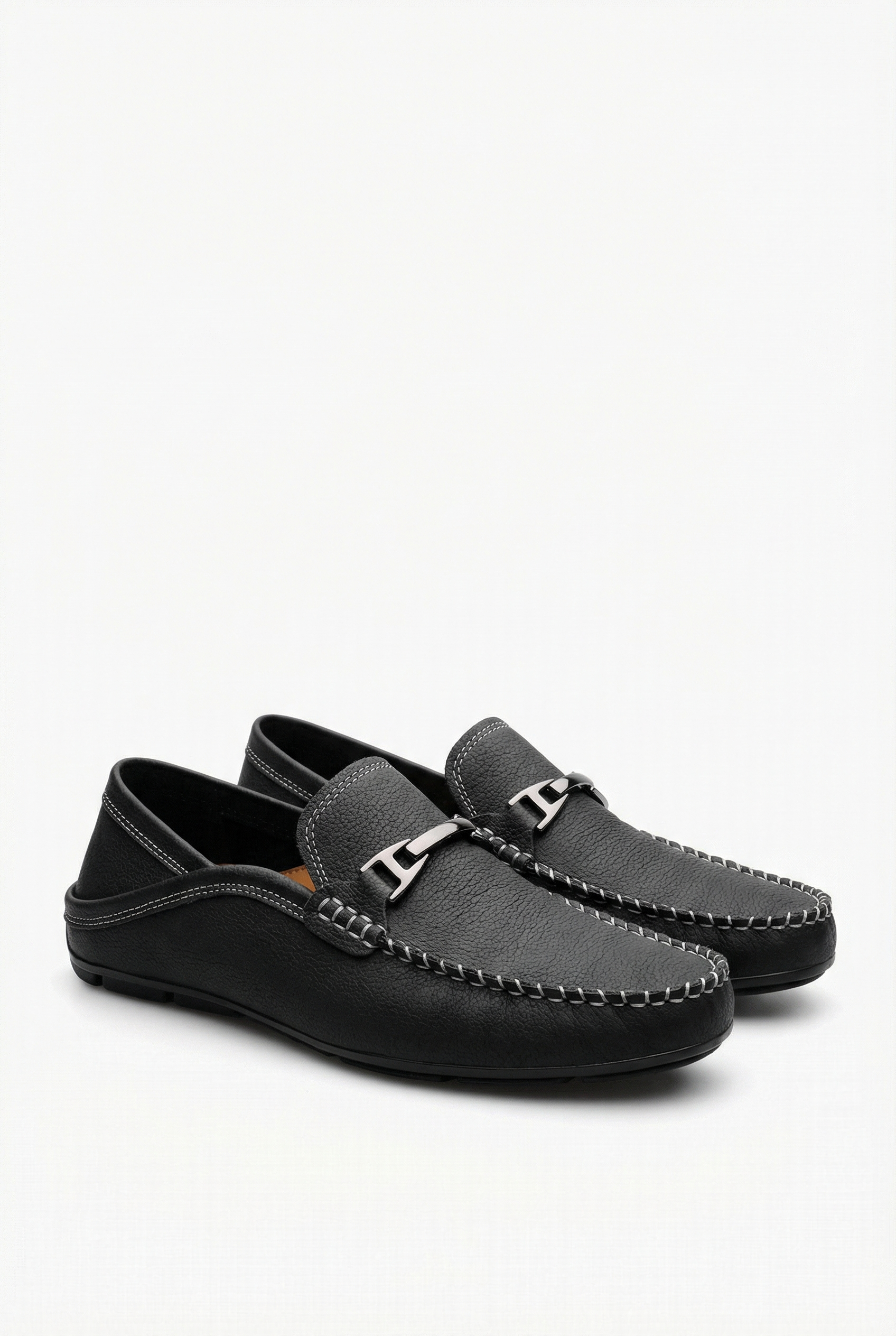 Mocasines Hombre Cuero Genuino Plantilla Acolchada Suela Flexible Transpirable 2