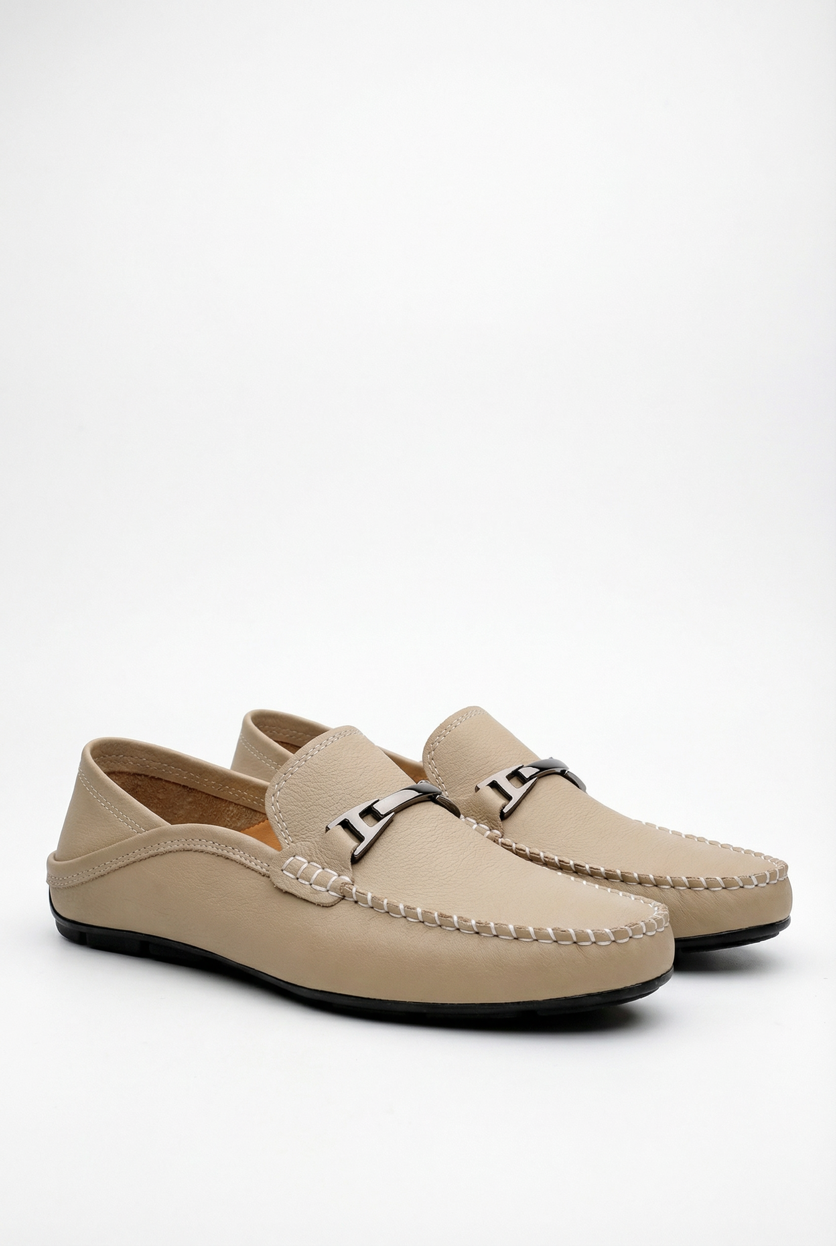 Mocasines Hombre Cuero Genuino Plantilla Acolchada Suela Flexible Transpirable 4