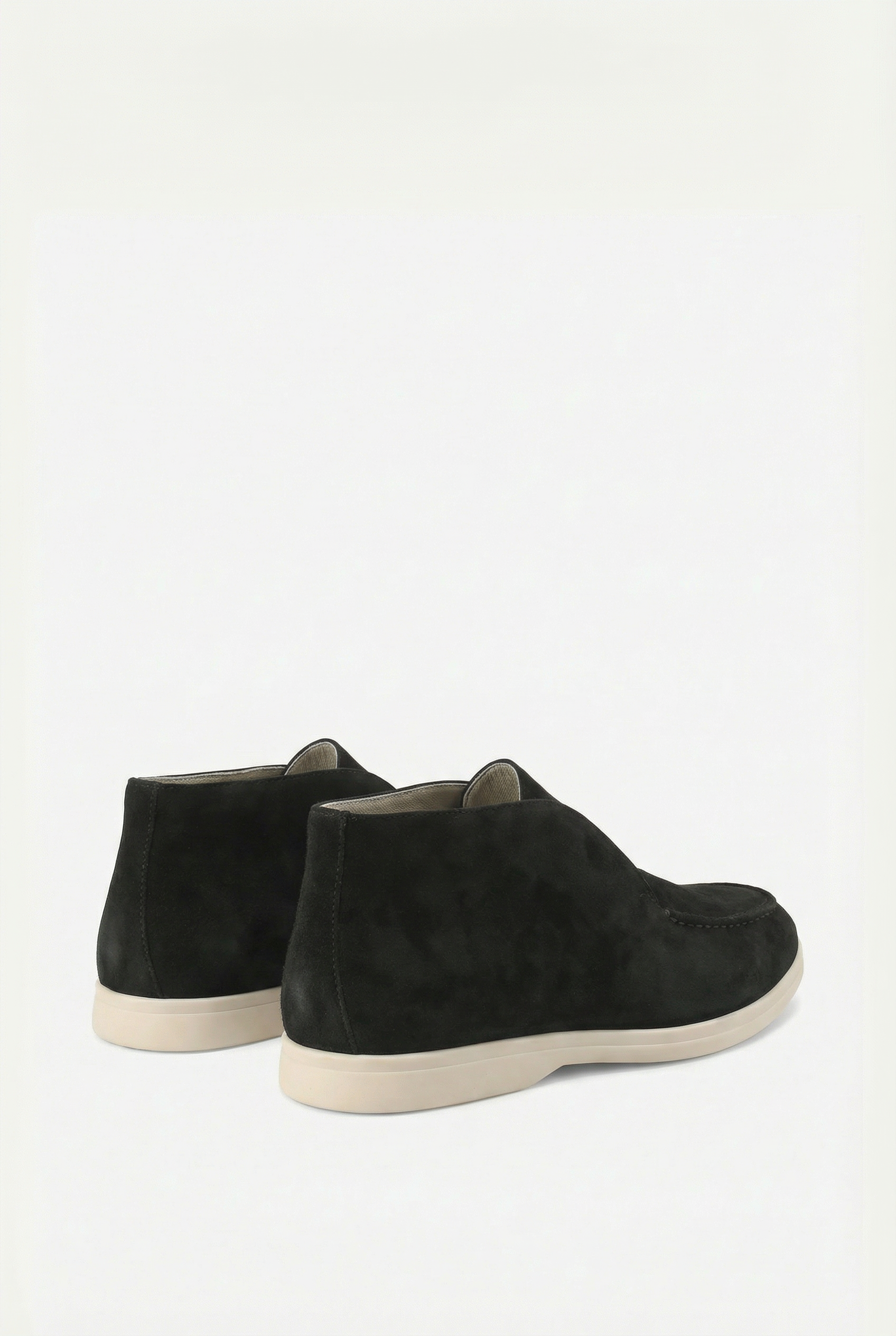 Mocasines Hombre Piel Ante Suave Diseño Casual Confortable Sin Cordones 1
