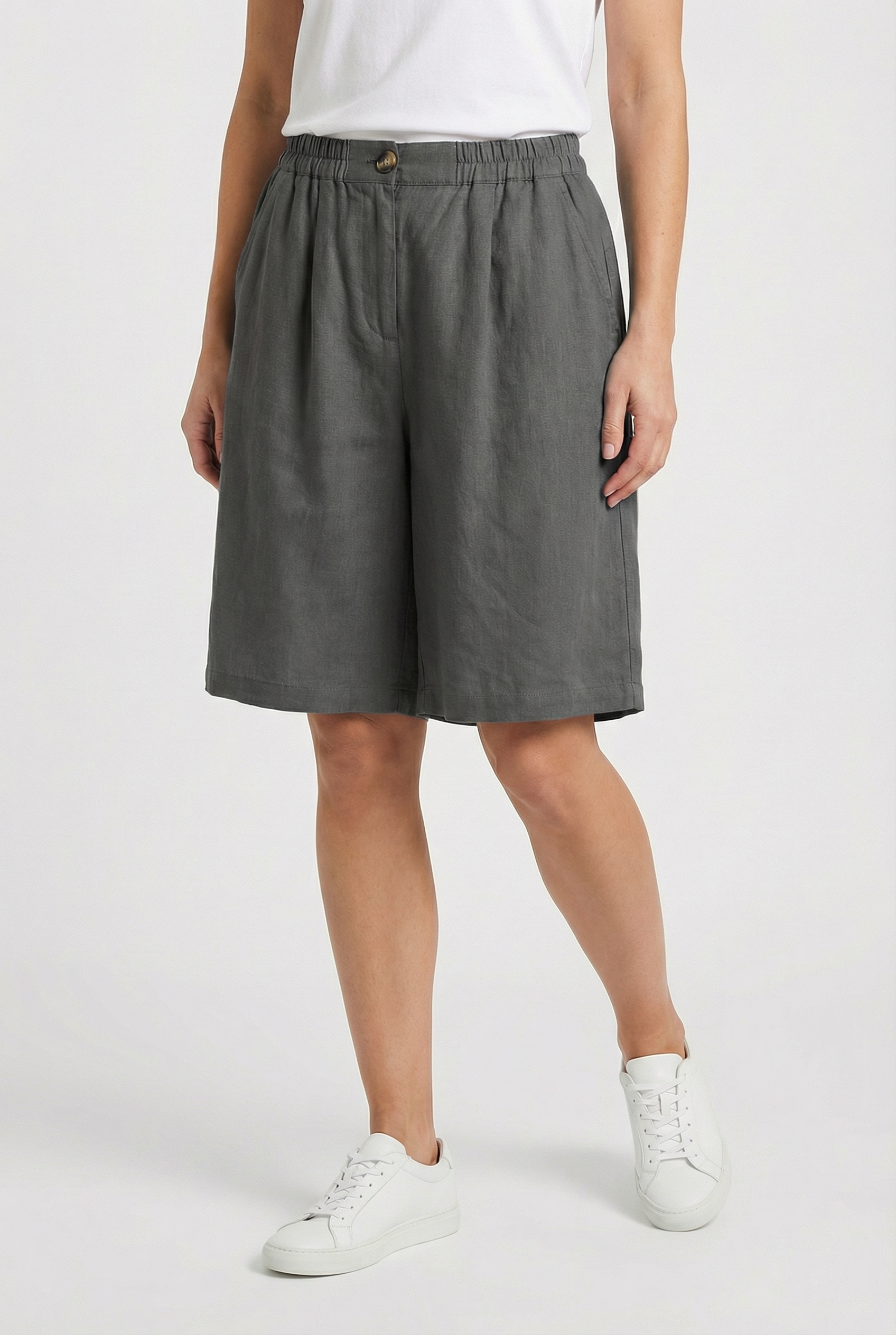 Mujer Pantalones Cortos Algodón Transpirables Ajuste Relajado 4