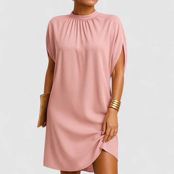 Mujer Vestido Elegante Tela Fluida Con Recortes Para Ocasiones Formales y Nocturnas 0