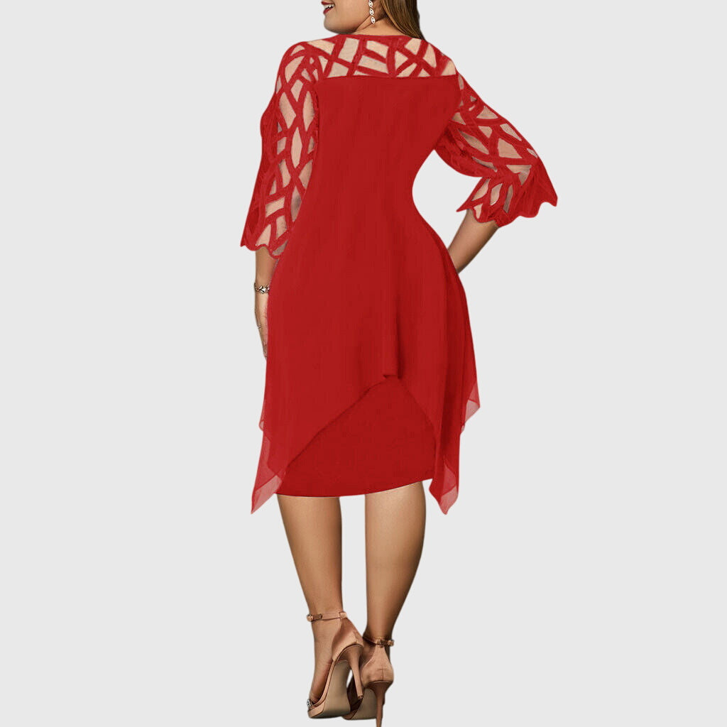 Mujer Vestido Elegante de Tela Cómoda con Diseño Versátil para Ocasiones Especiales 7