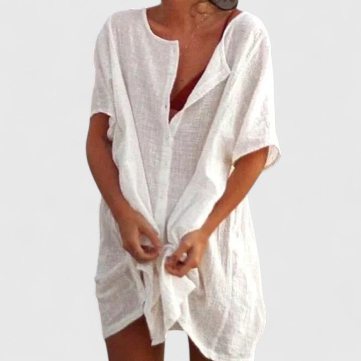 Mujer Vestido Túnica Ligero con Diseño Versátil y Ajuste Relajado para Ocasiones Casual 1