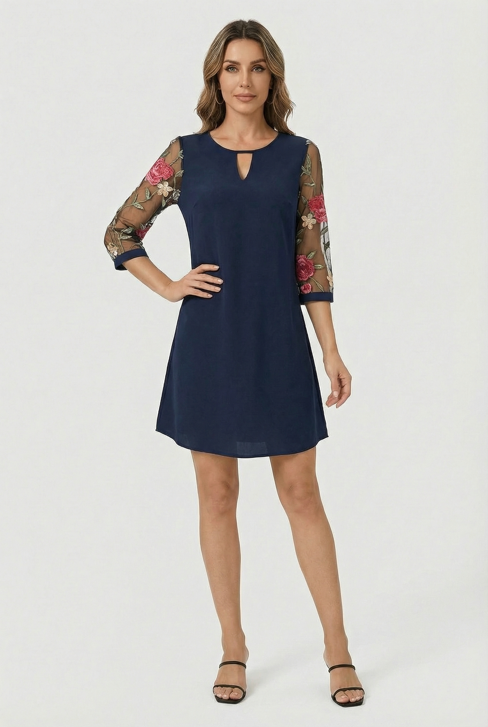 Mujer Vestido Verano Algodón Ligero Diseño Elegante 4