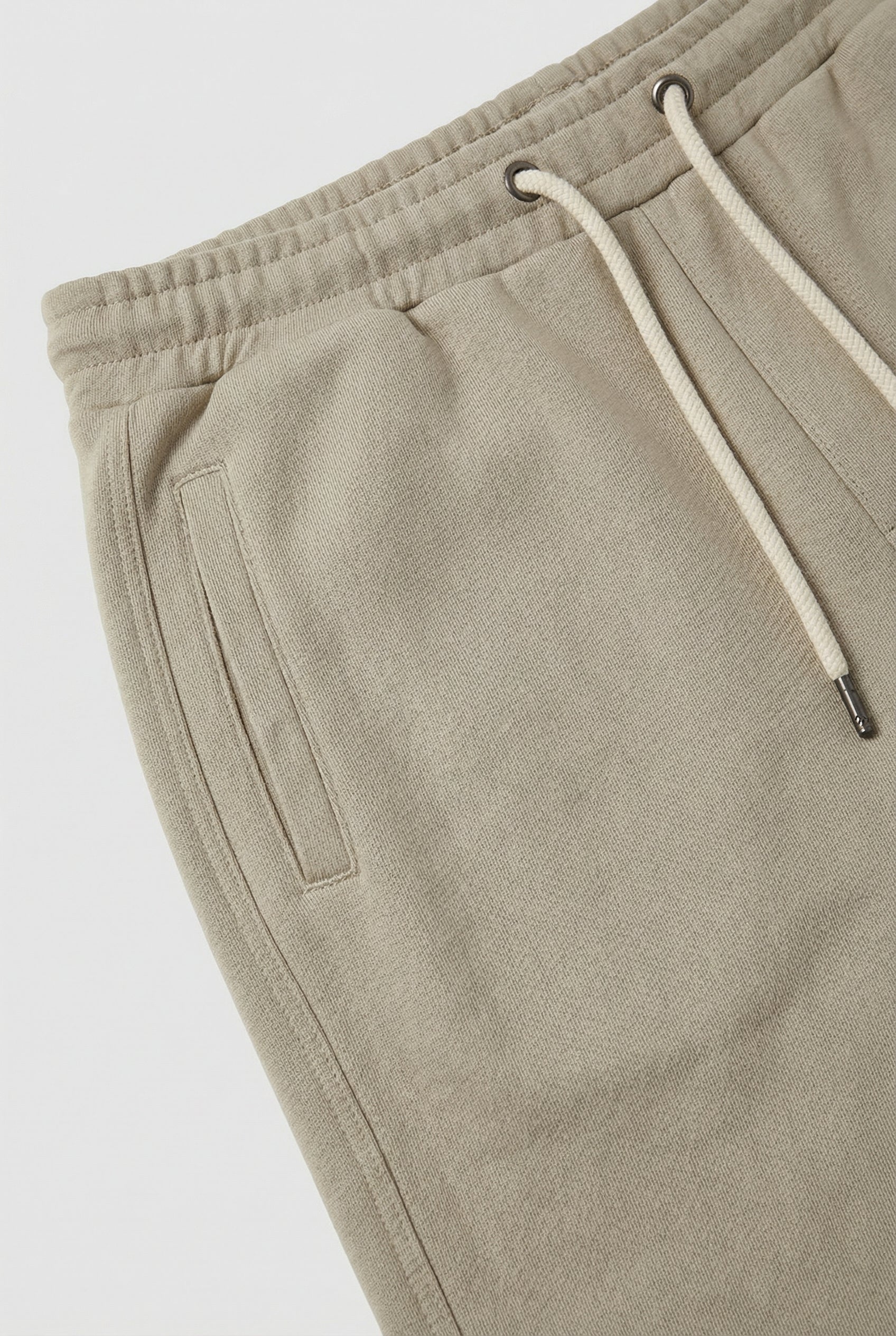 Pantalones Cortos Hombre Mezcla de Punto Transpirable Ajuste Relajado con Bolsillos Laterales 2