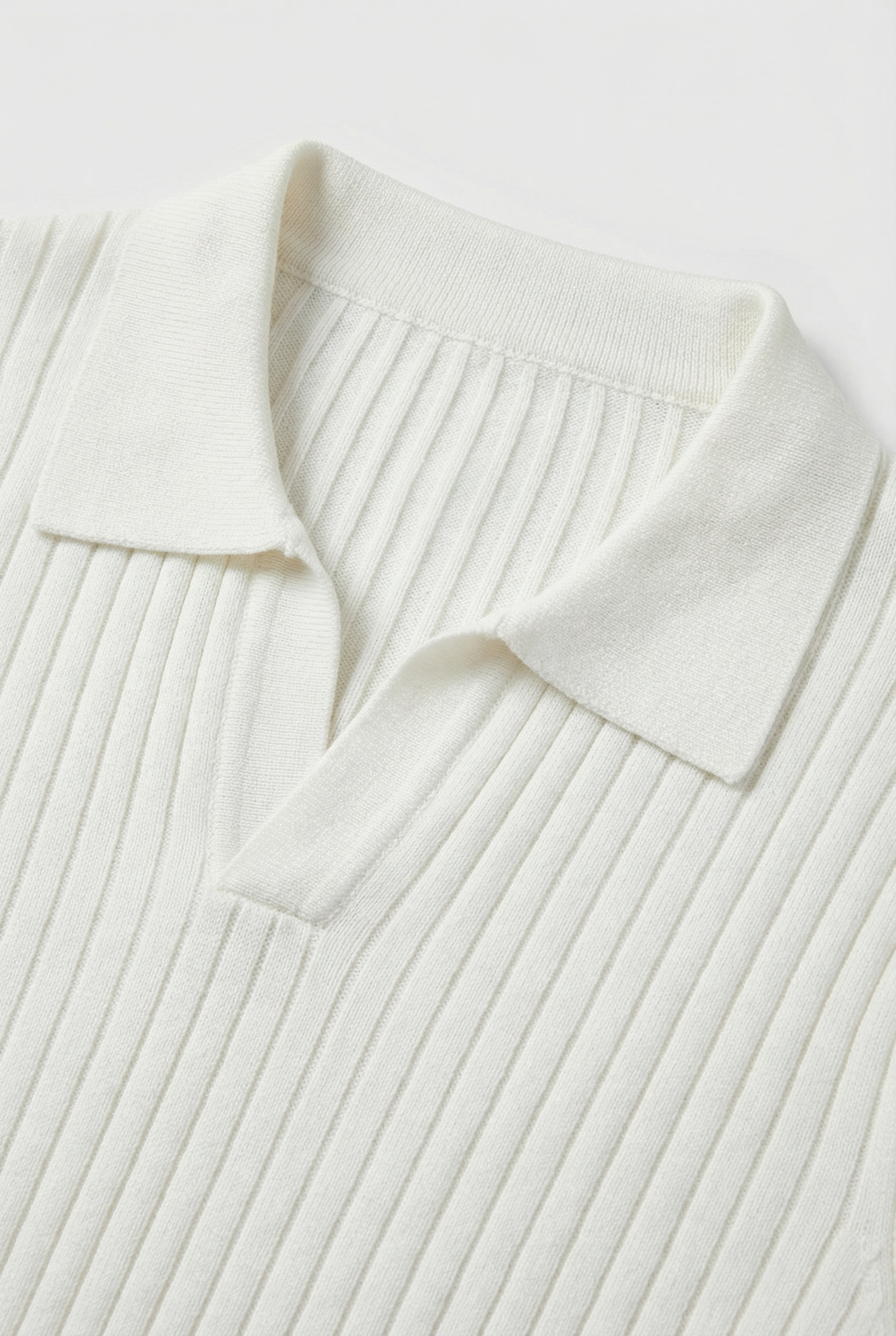 Polo Hombre Manga Larga Algodón Mezcla Cuello en V Ajuste Entallado Casual Elegante 1