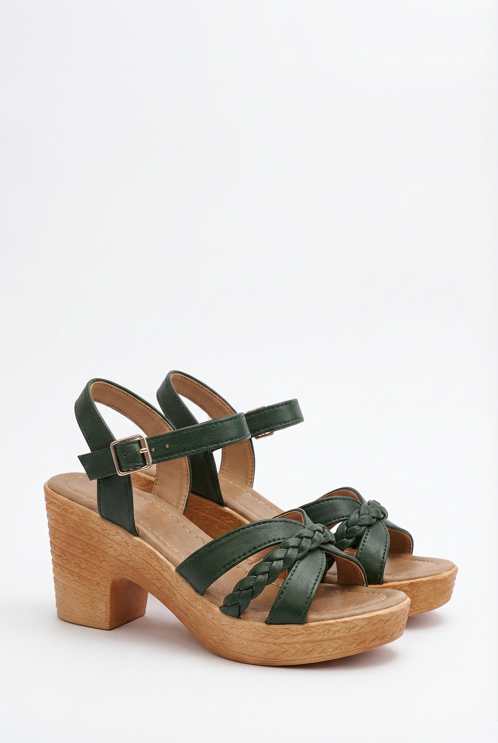 Sandalias Mujer Gladiador Sintético Plataforma Gruesa Con Correas Ajustables 9