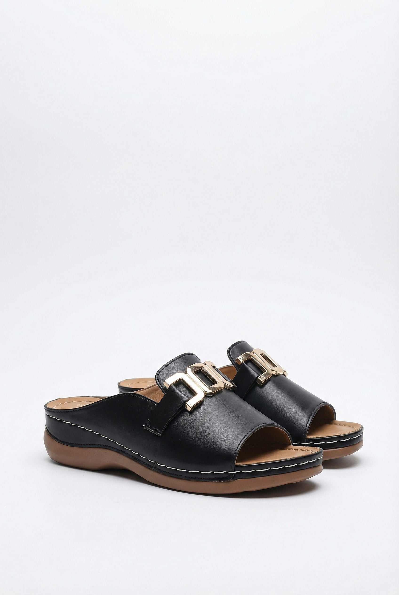 Sandalias Mujer PVC Punta Abierta Plantilla Acolchada Diseño Sin Cordones 4