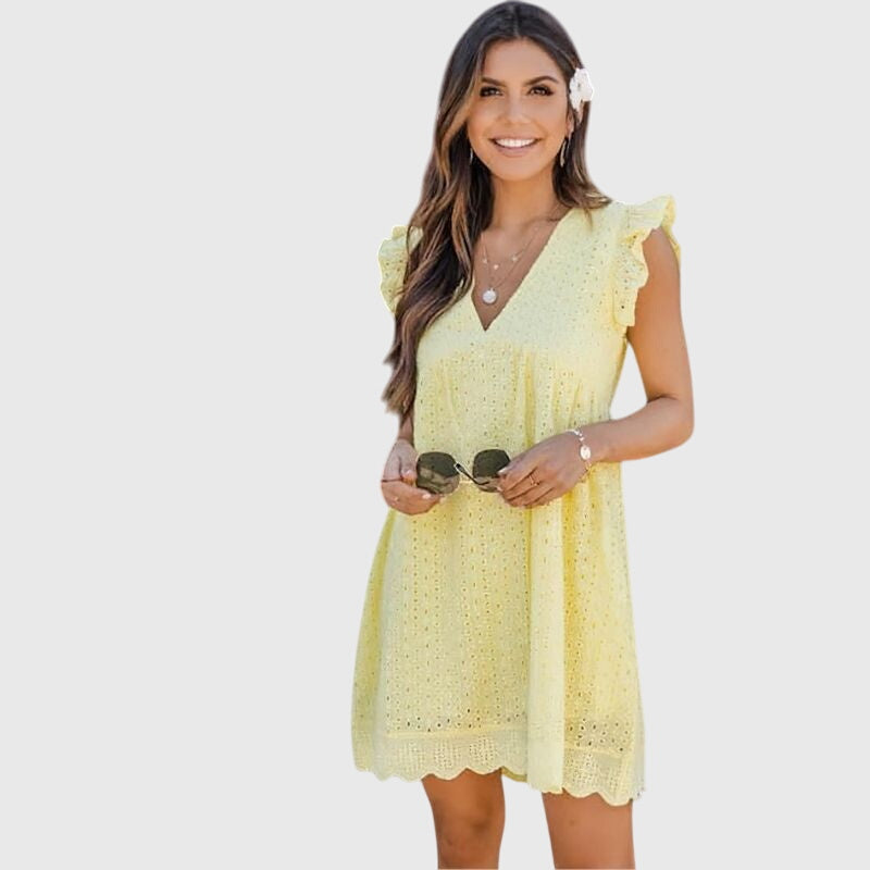 Vestido De Mujer Casual 2 En 1 Con Bolsillos Invisibles Y Diseño Versátil 6