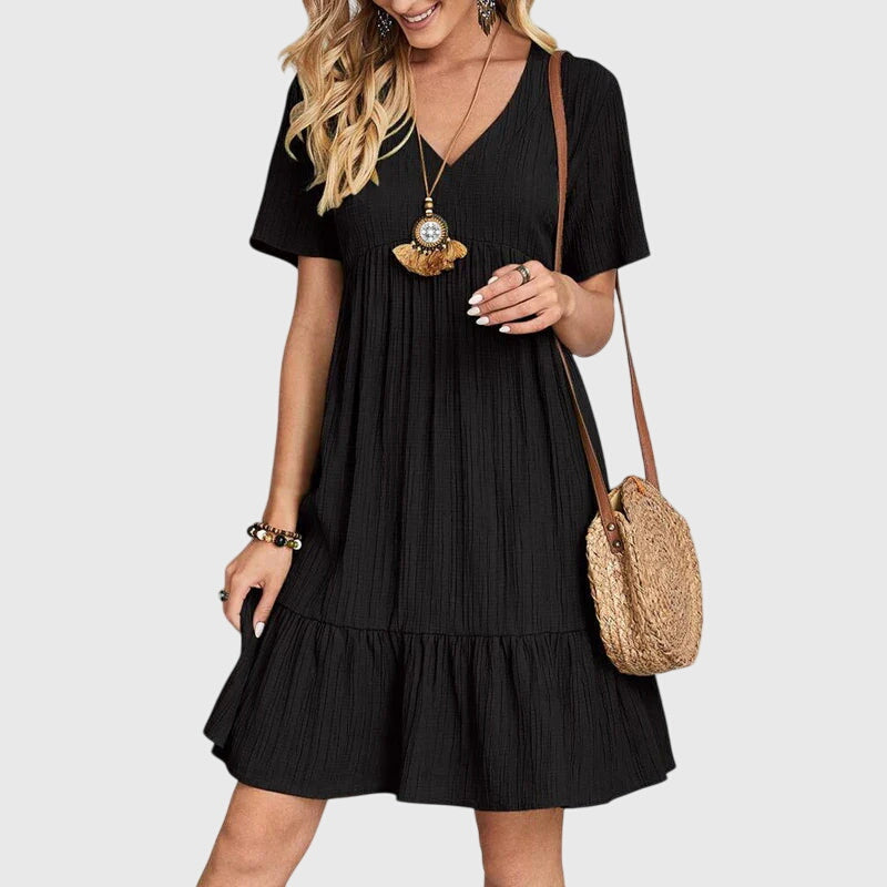 Vestido Mujer Elegante Poliéster Ajuste Favorecedor Diseño Versátil 3
