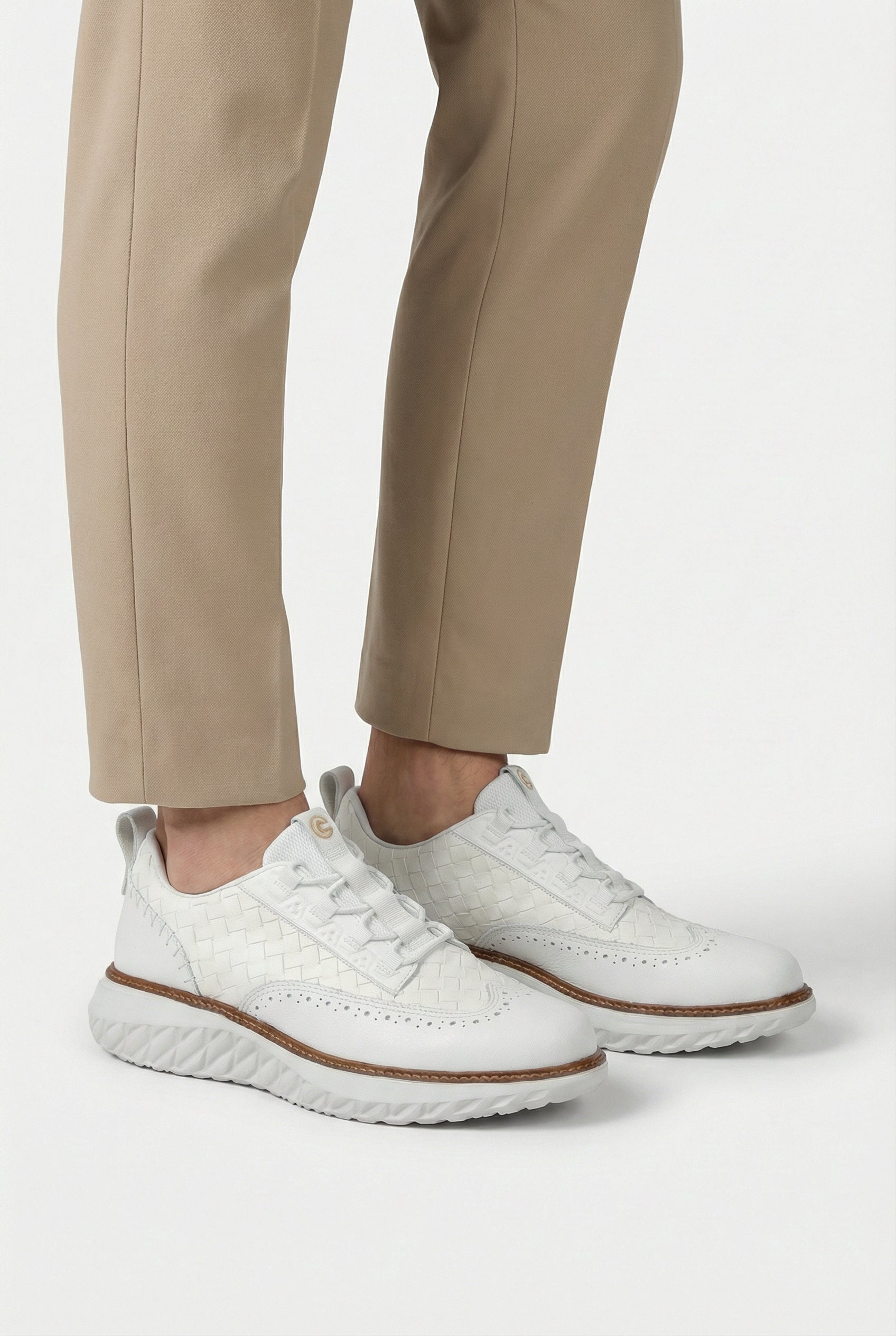 Zapatillas Hombre Cuero Genuino Transpirables Con Plantilla Ortopédica Livianas 3