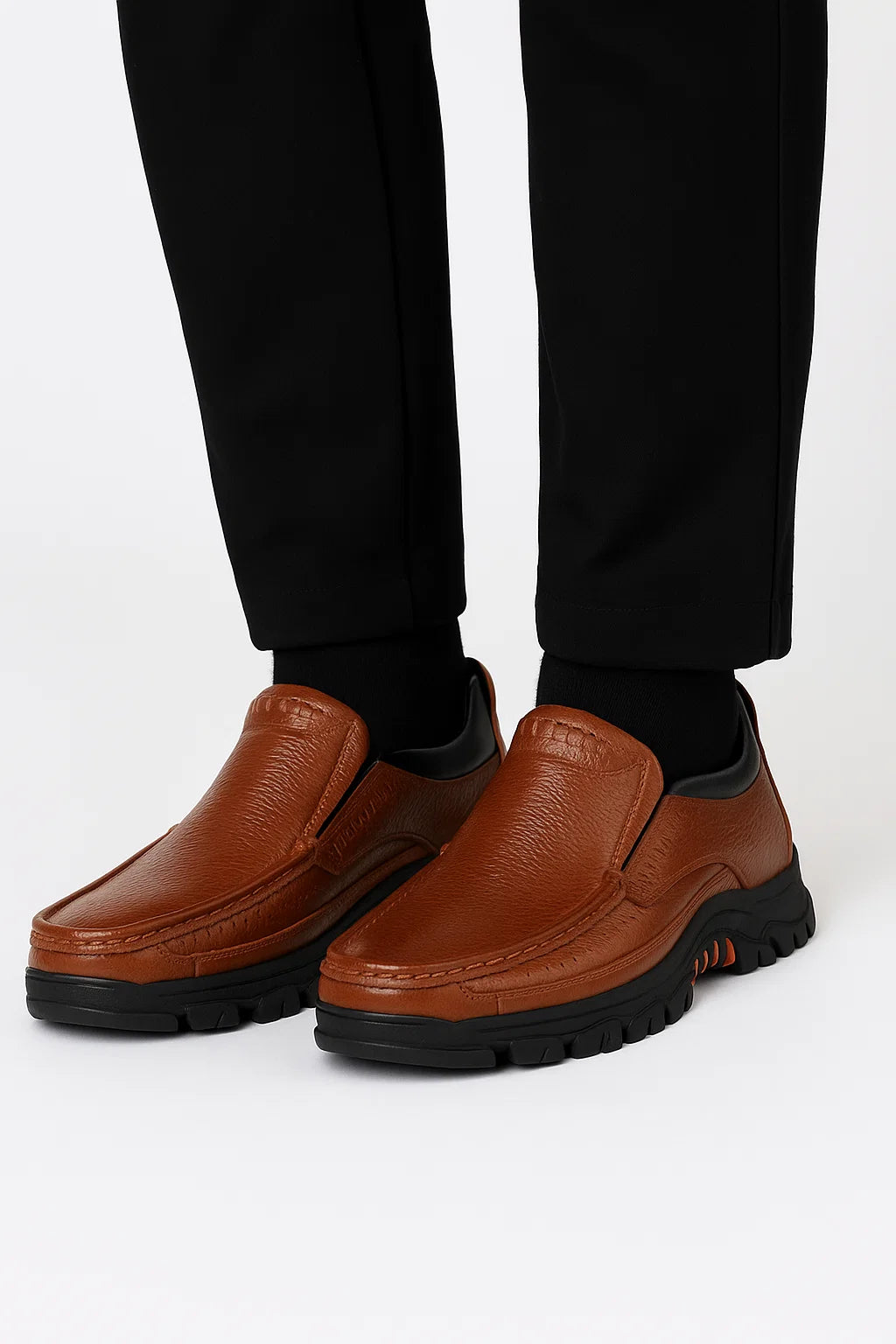 Zapatos Oxford Hombre Cuero Antideslizante Formal 4