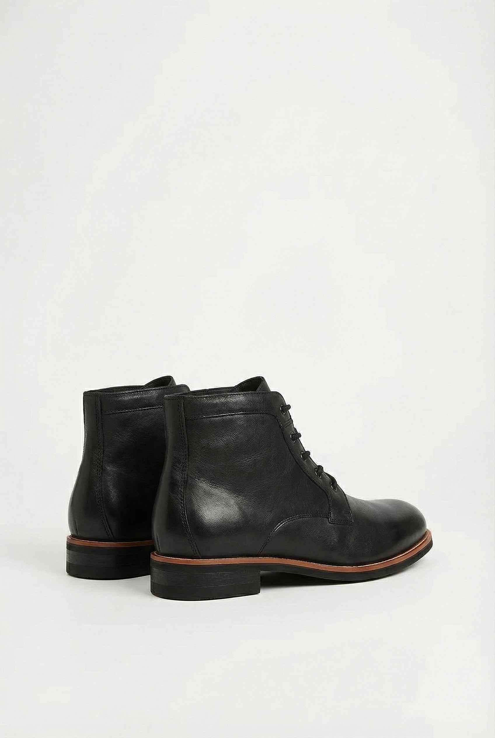 Botas para Hombre de Cuero con Cordones
