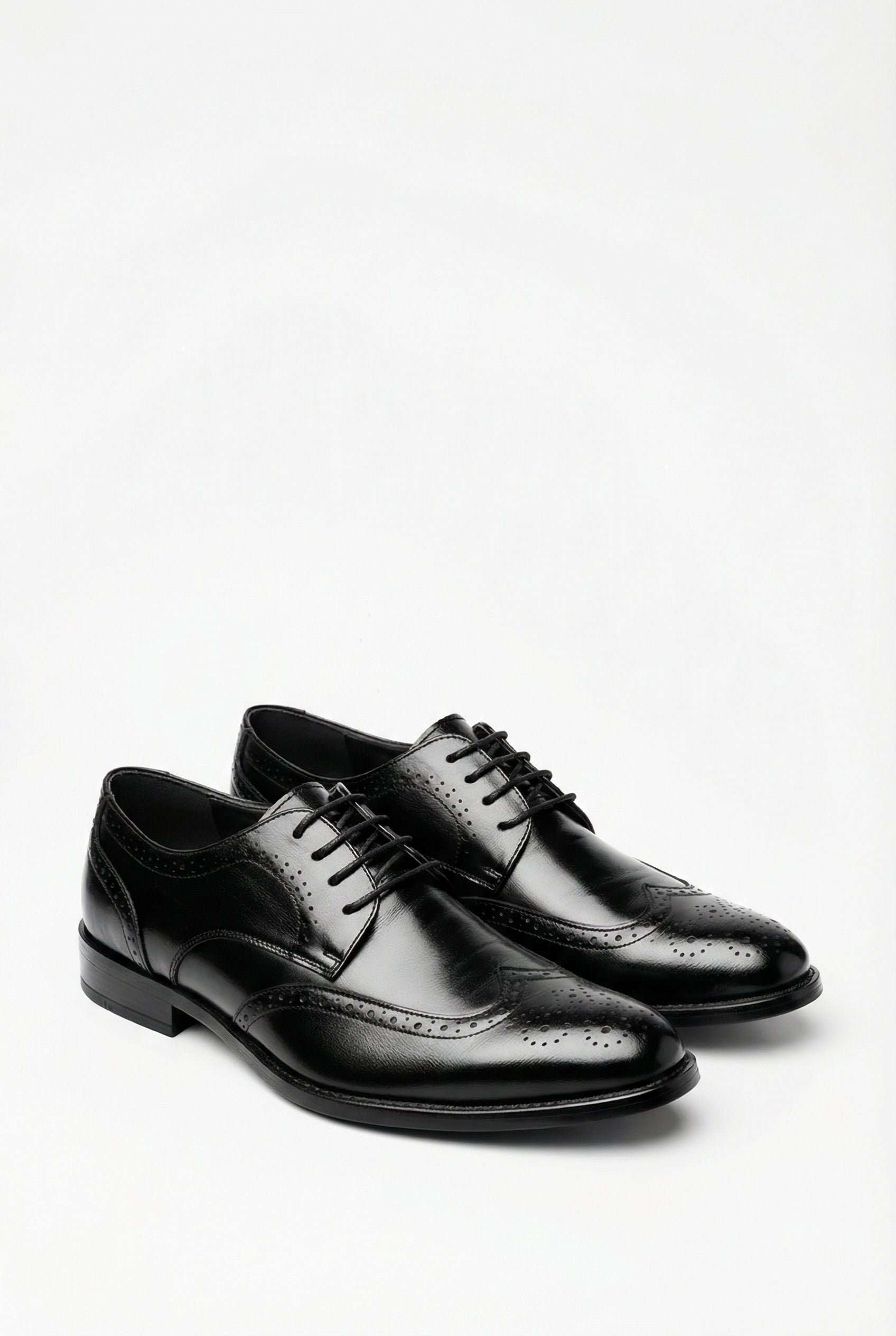 Zapatos Oxford Hombre Cuero Con Perforaciones Brogue Diseño Elegante