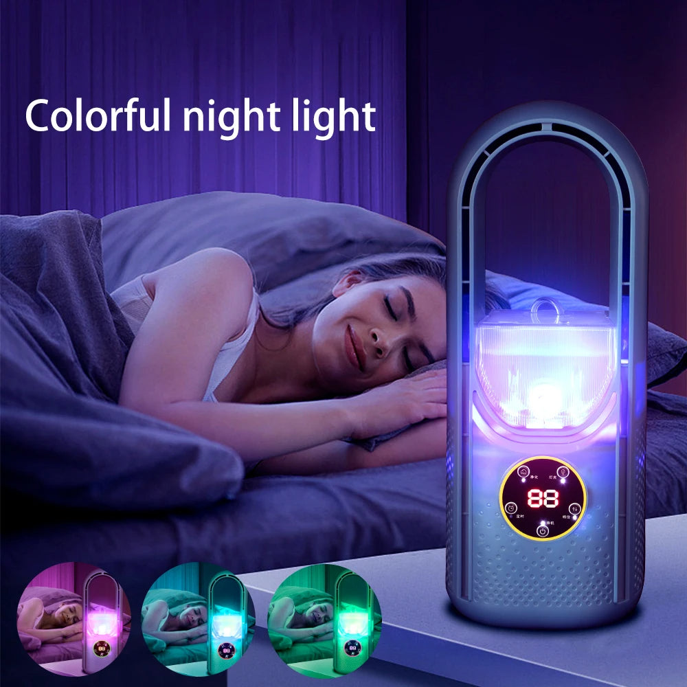 Aire Acondicionado Portátil Sin Aspas Compacto con Pantalla LED