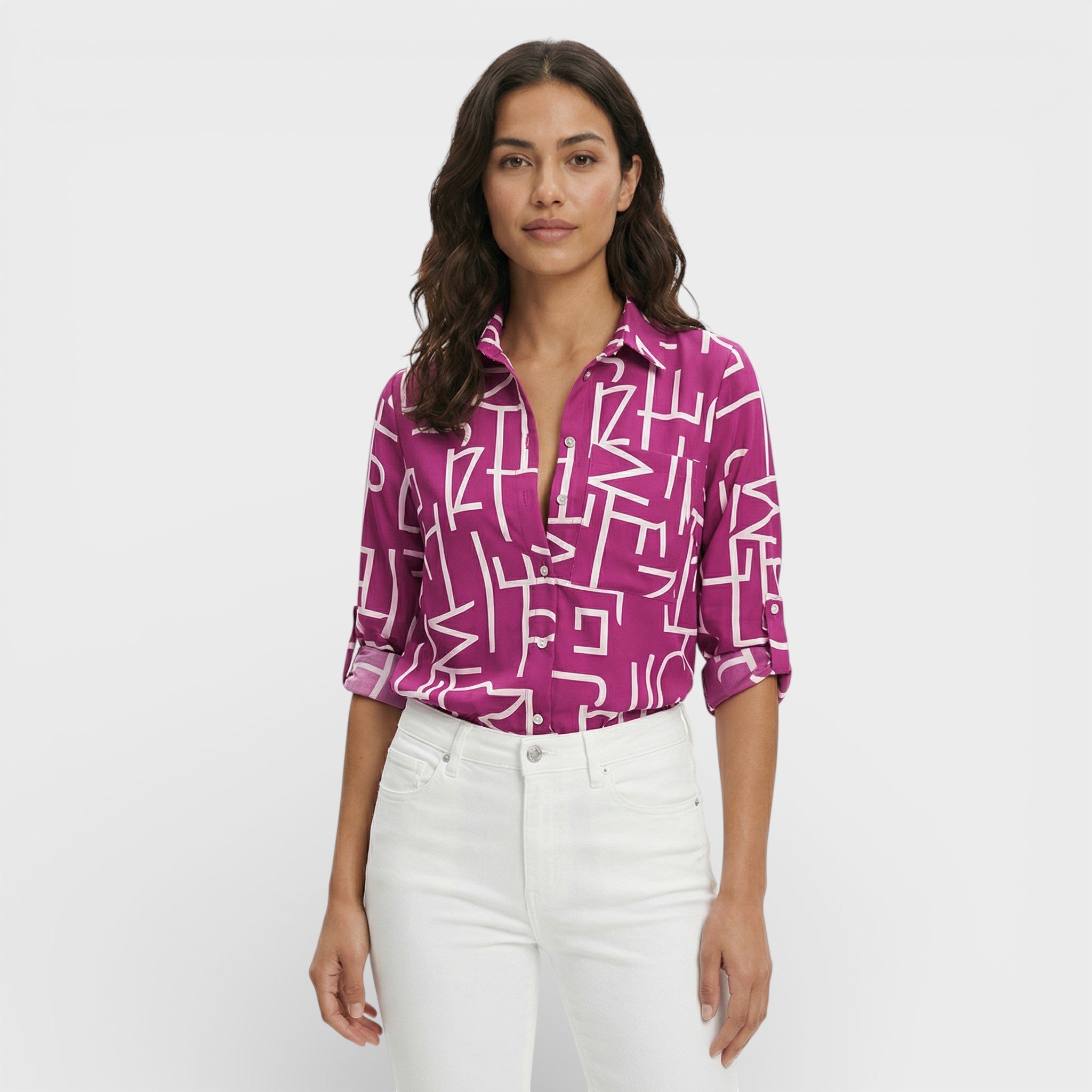 Blusa Mujer Tejido Ligero Con Cuello Estructurado Para Ocasiones Casuales Y De Trabajo 8