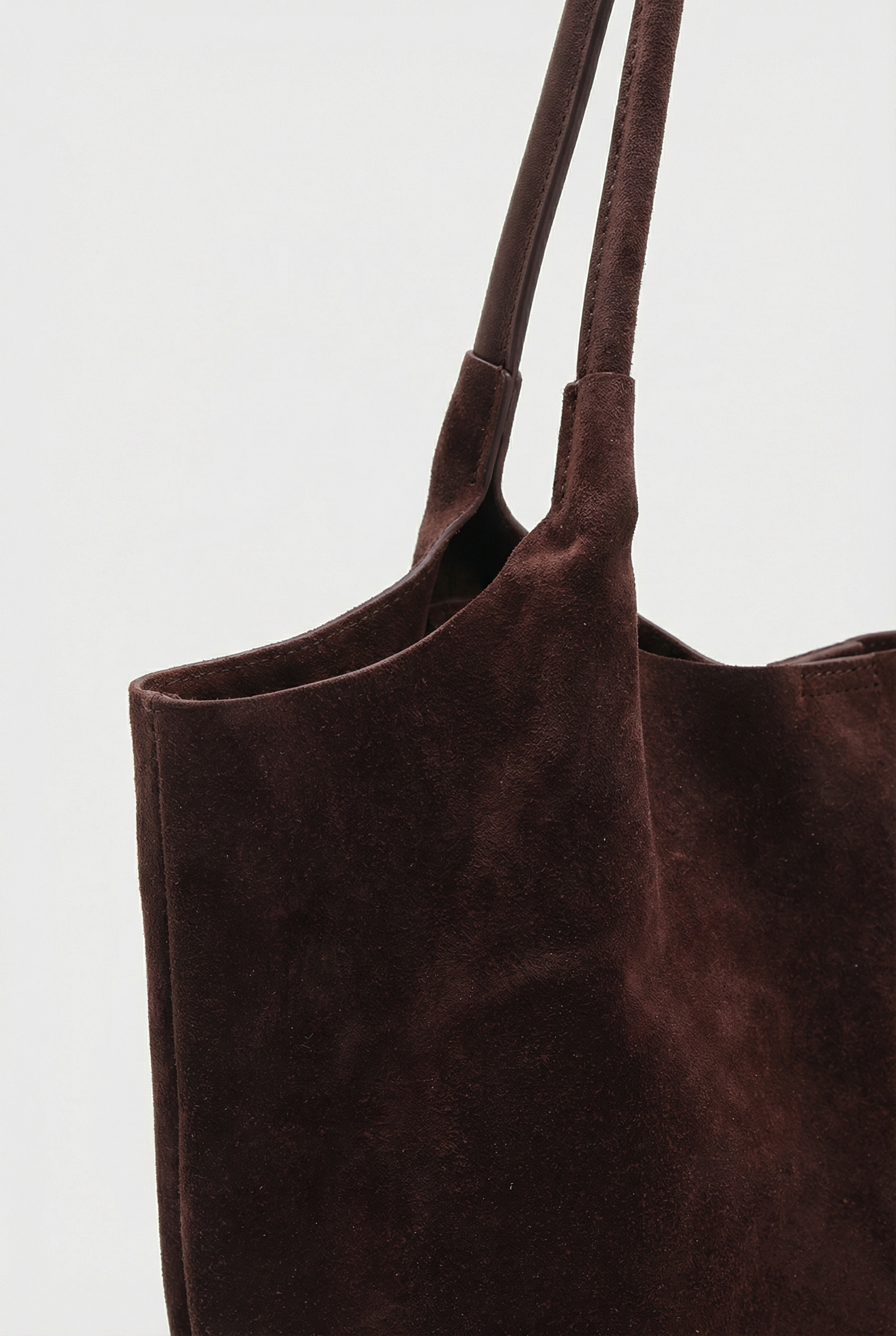 Bolso Tote Mujer Gamuza Sintética Diseño Espacioso con Asas Largas 2