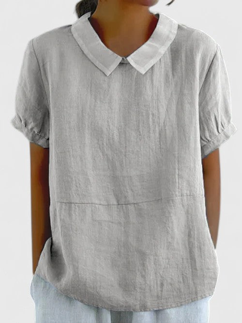 Camisa Mujer Algodón Corte Clásico Elegante Ideal para Ocasiones Especiales 1