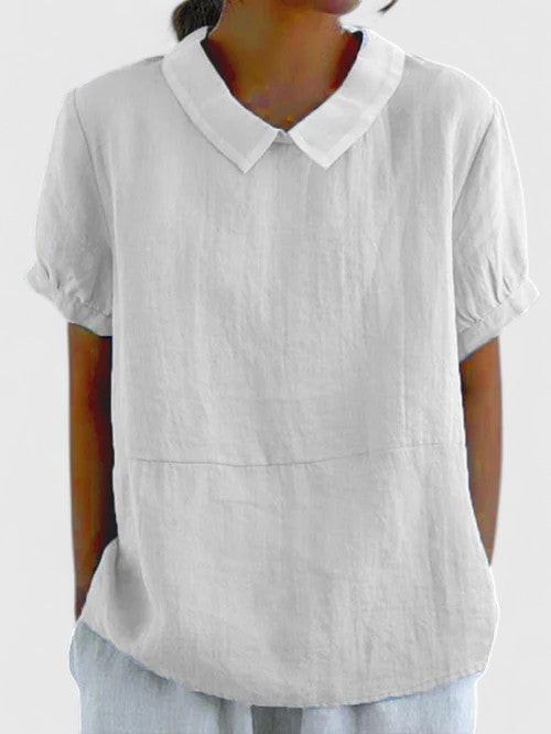 Camisa Mujer Algodón Corte Clásico Elegante Ideal para Ocasiones Especiales 3