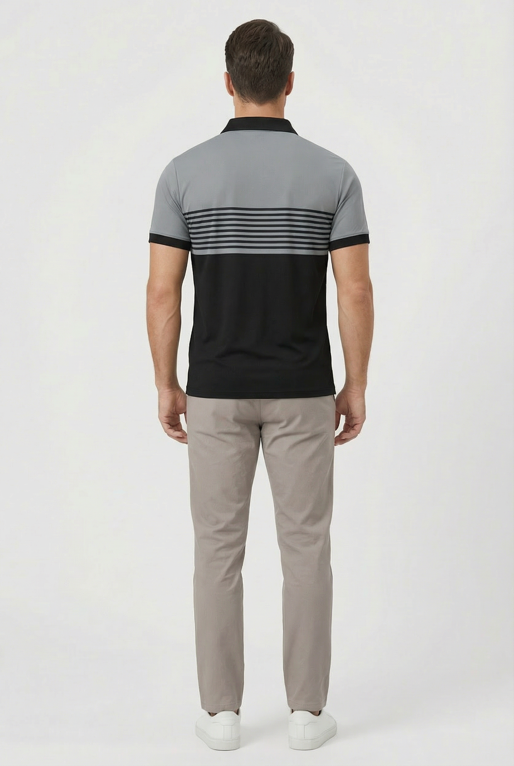 Camisa Polo Hombre Poliéster Transpirable Diseño Clásico Manga Corta 3