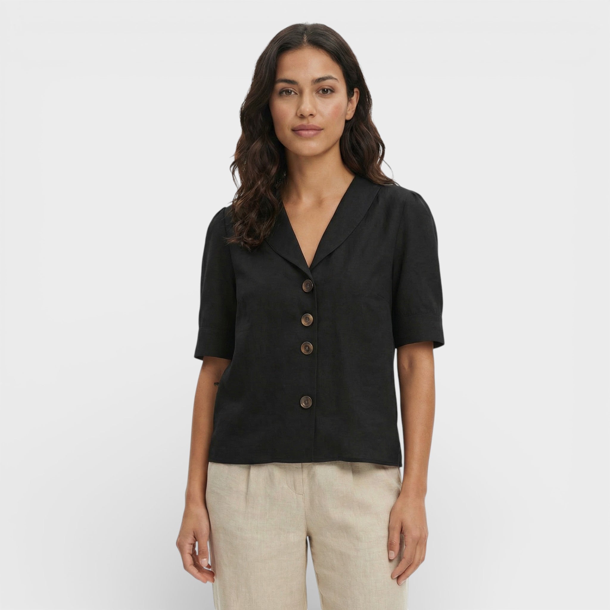 Camiseta Mujer Tejido Suave Corte Recto Casual Ideal para Uso Diario 4