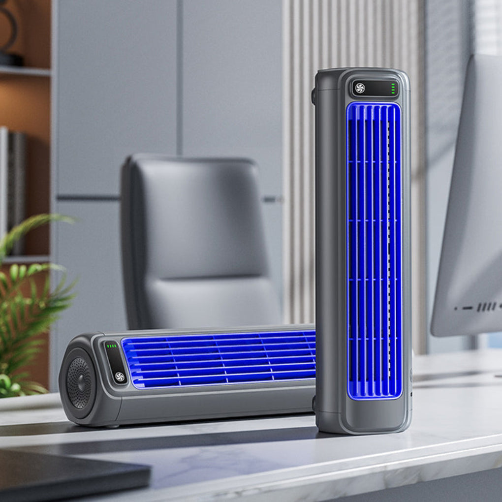 Ventilador Recargable Portátil Sin Cable - Ideal para Hogar y Oficina