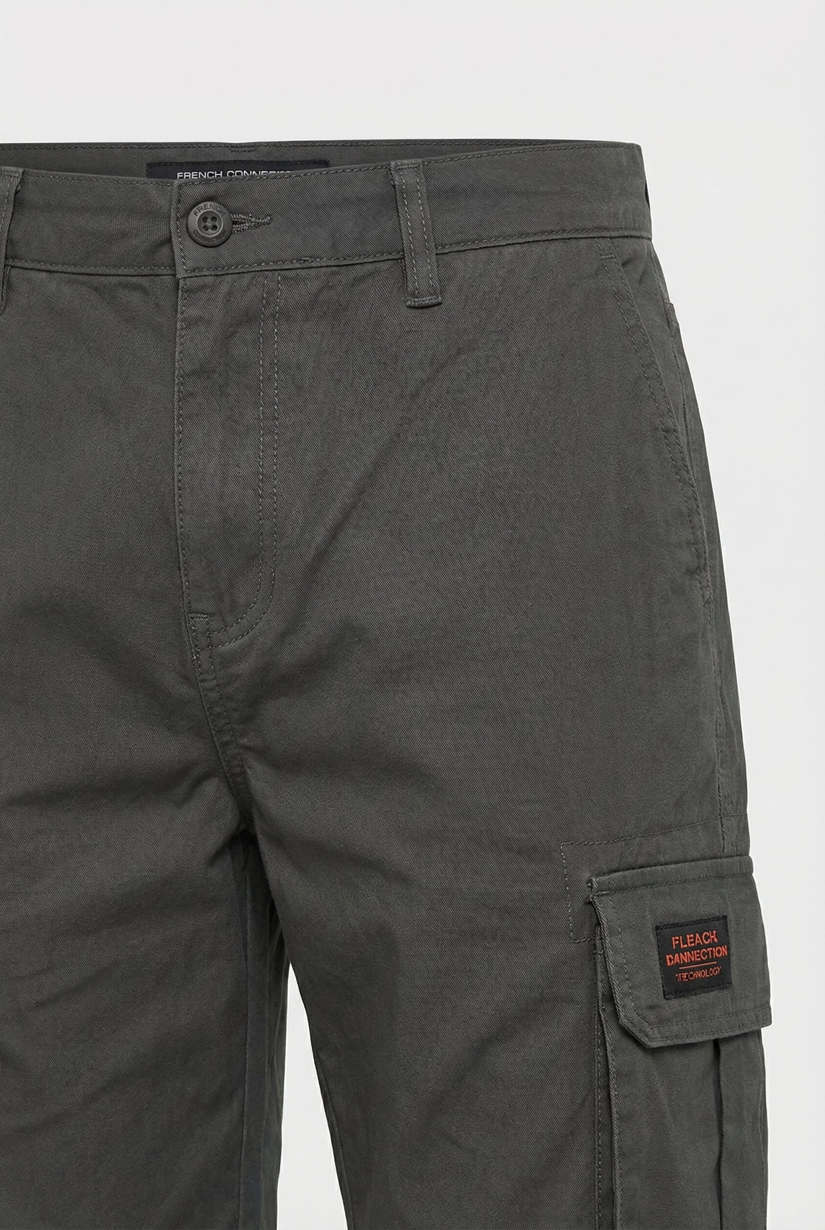Hombre Pantalones Cortos Cargo Mezcla De Algodón Ajuste Relajado Con Múltiples Bolsillos 2