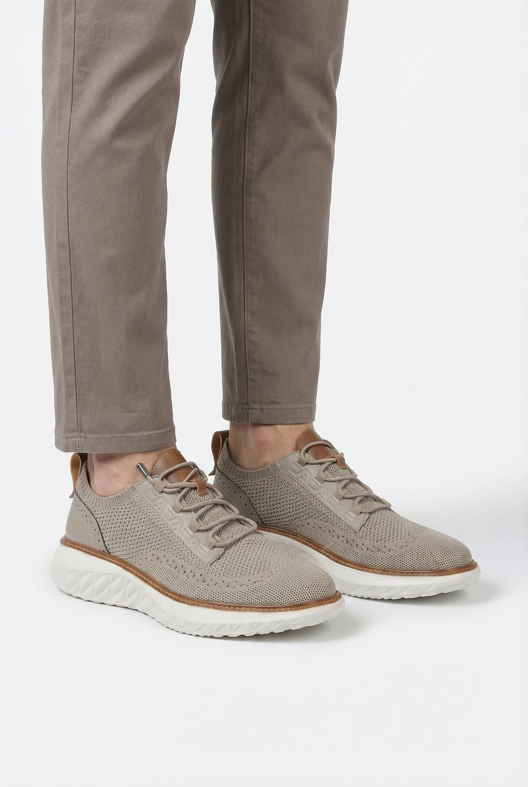 Hombre Zapatillas Transpirables Malla Ligera con Suela Acolchada 1