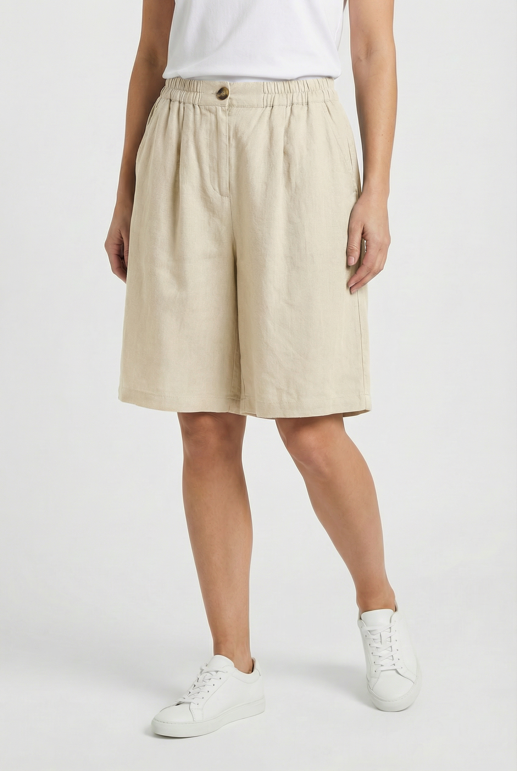 Mujer Pantalones Cortos Algodón Transpirables Ajuste Relajado 5