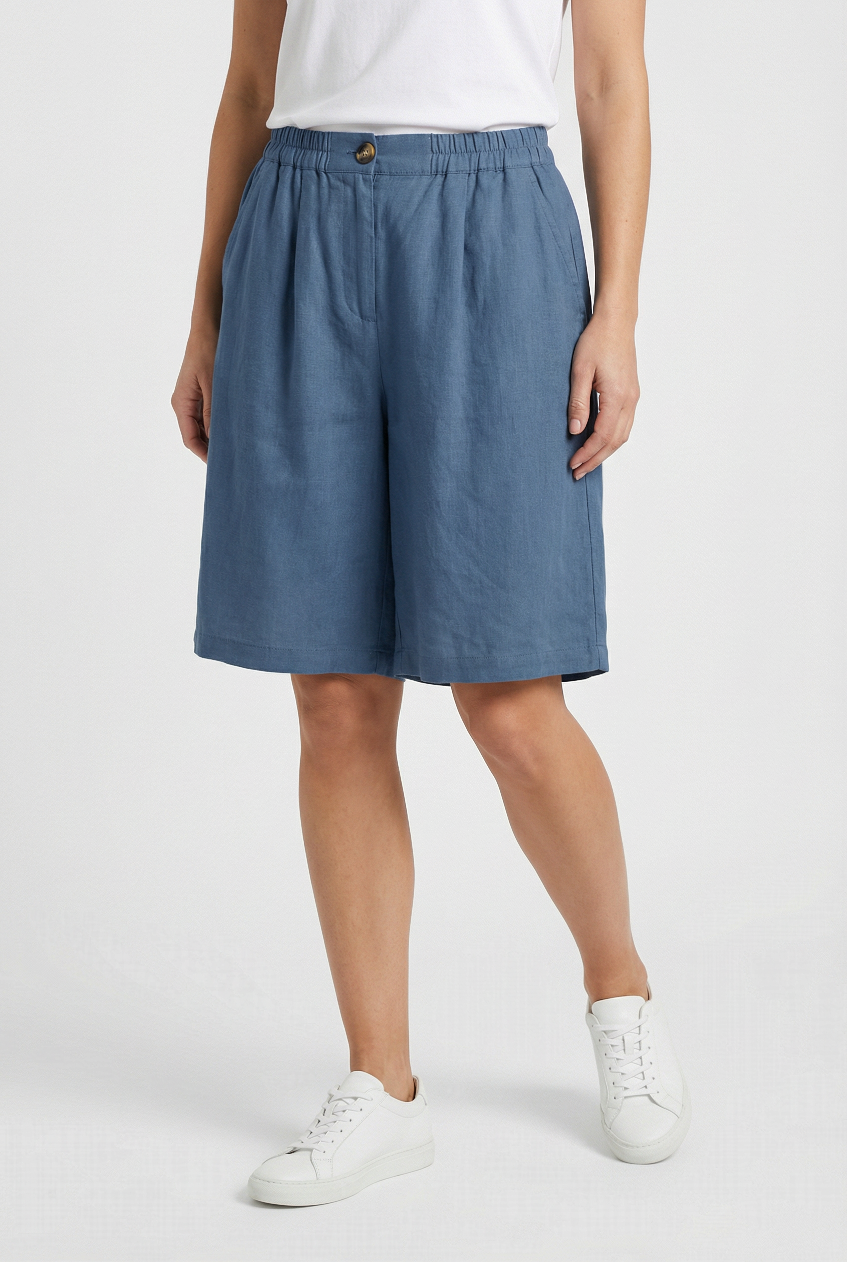Mujer Pantalones Cortos Algodón Transpirables Ajuste Relajado 6