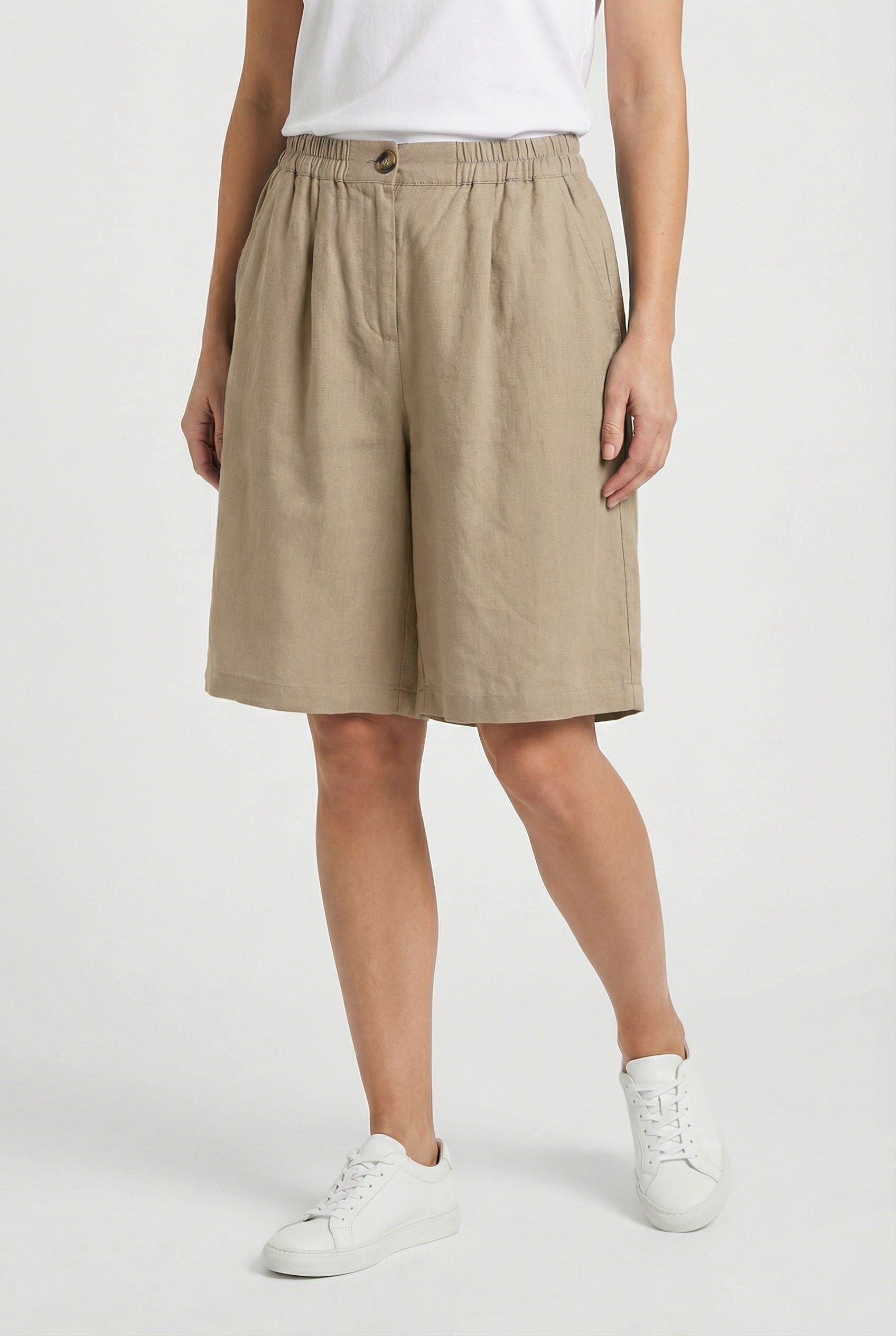 Mujer Pantalones Cortos Algodón Transpirables Ajuste Relajado 8