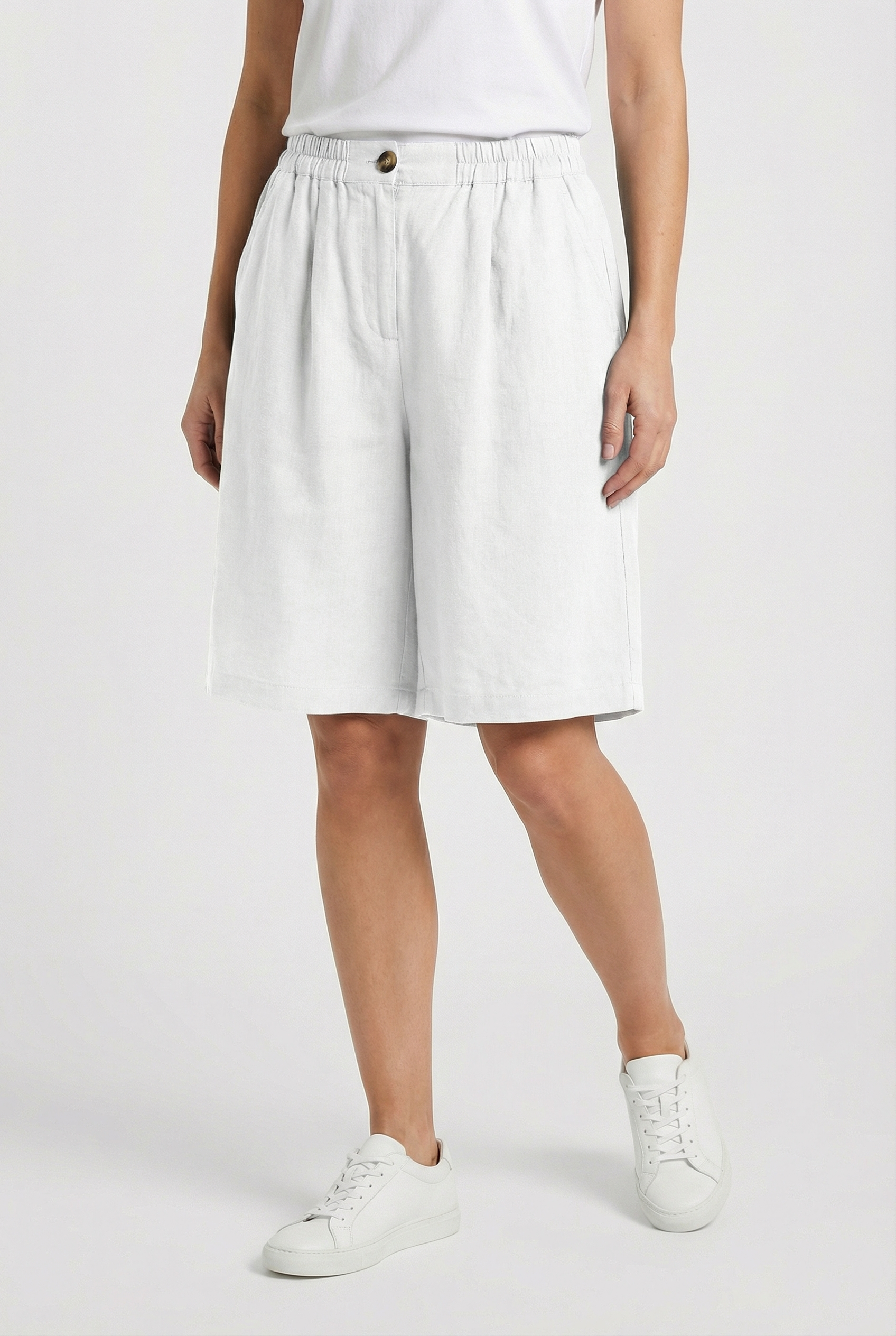 Mujer Pantalones Cortos Algodón Transpirables Ajuste Relajado 9