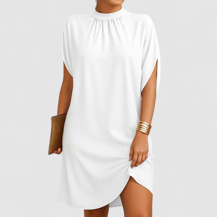 Mujer Vestido Elegante Tela Fluida Con Recortes Para Ocasiones Formales y Nocturnas 1